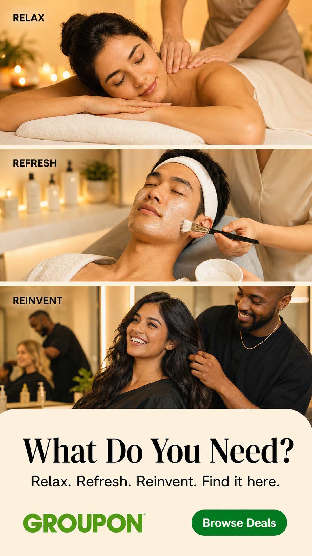 Groupon Facebook ad