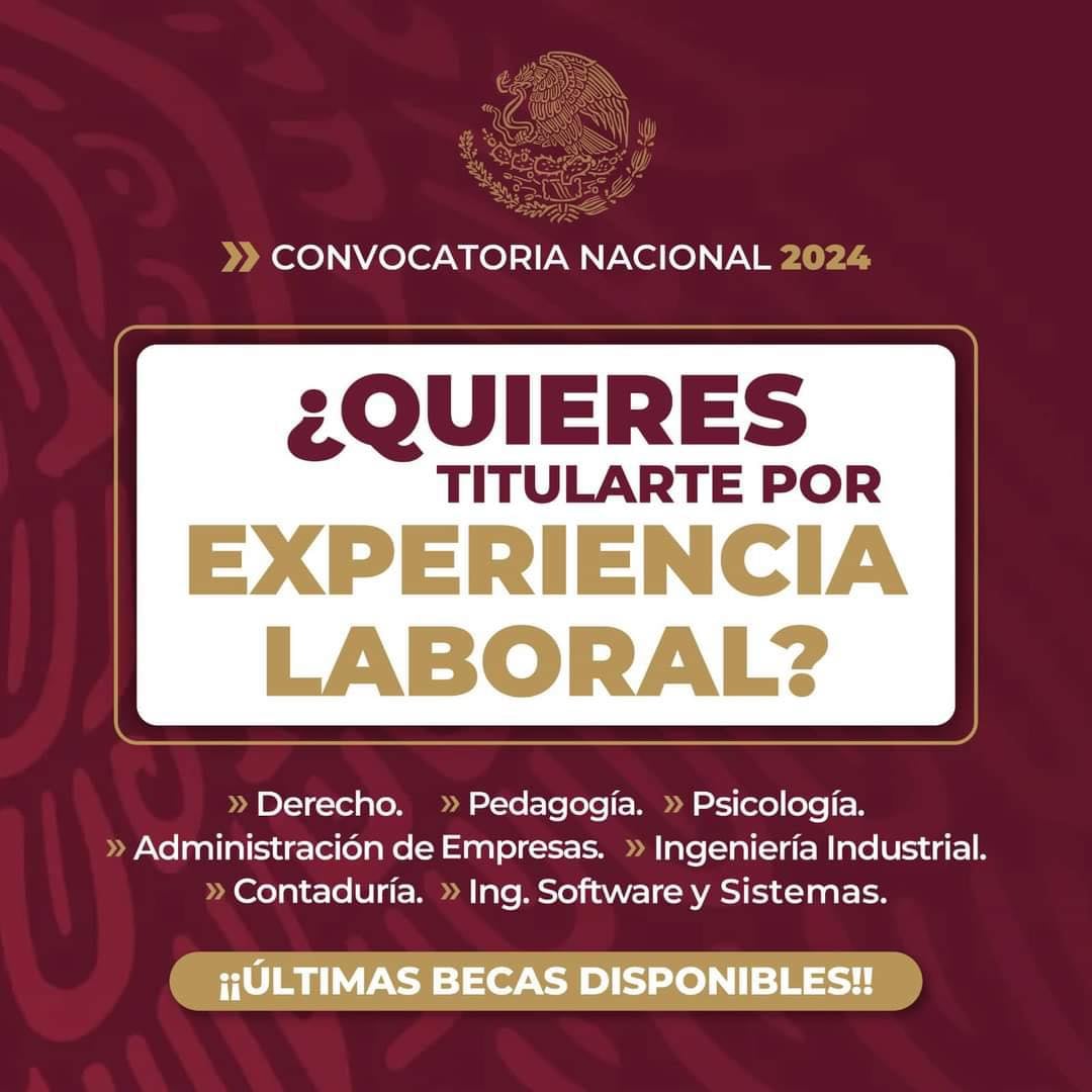 Titulación por Experiencia Laboral Facebook ad from May 2, 2026