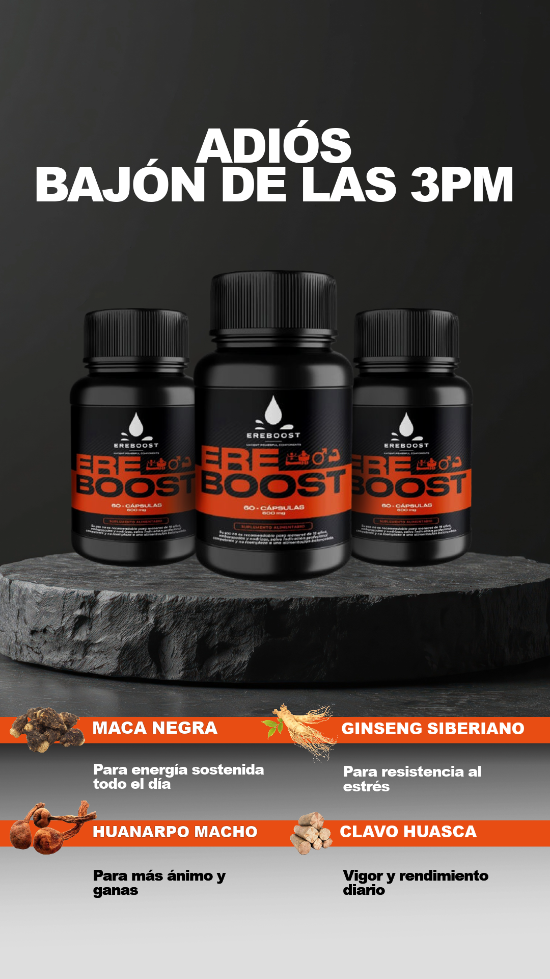 Ereboost Facebook ad: $667/día y tu pareja lo nota