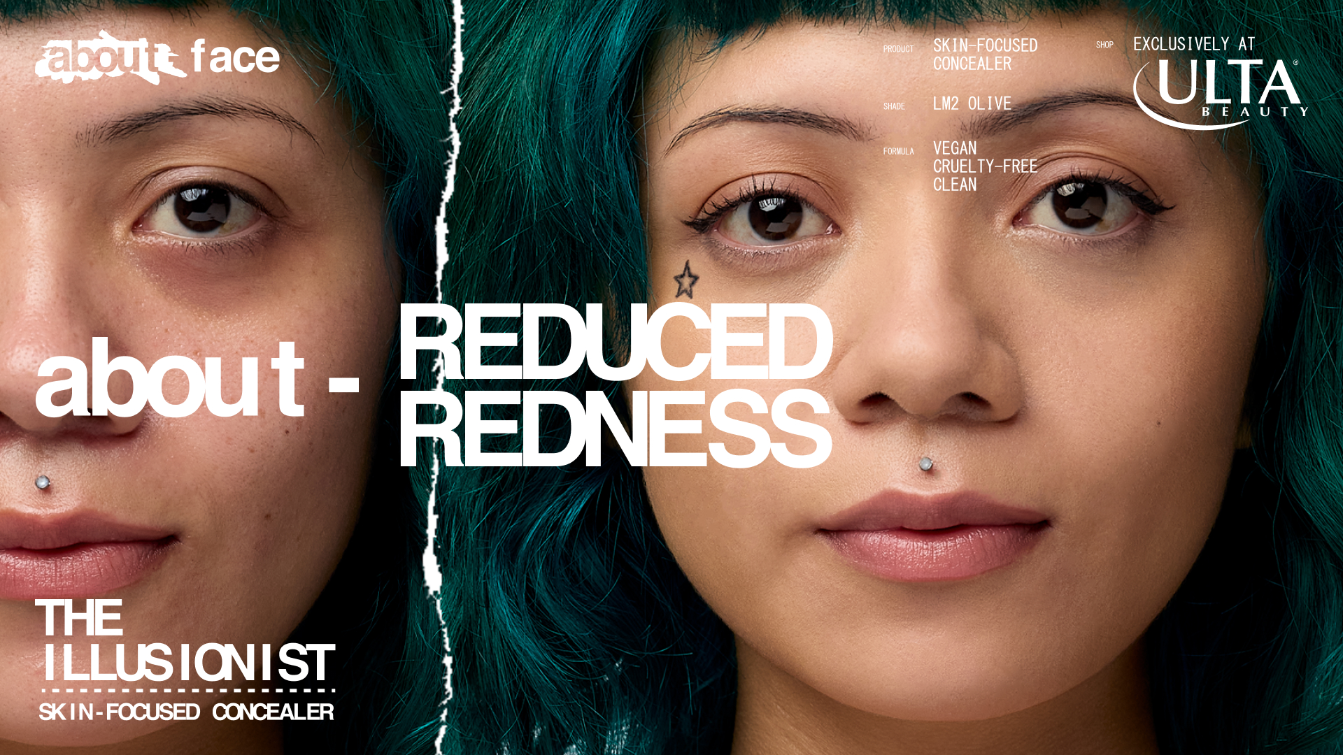 about-face beauty Facebook ad