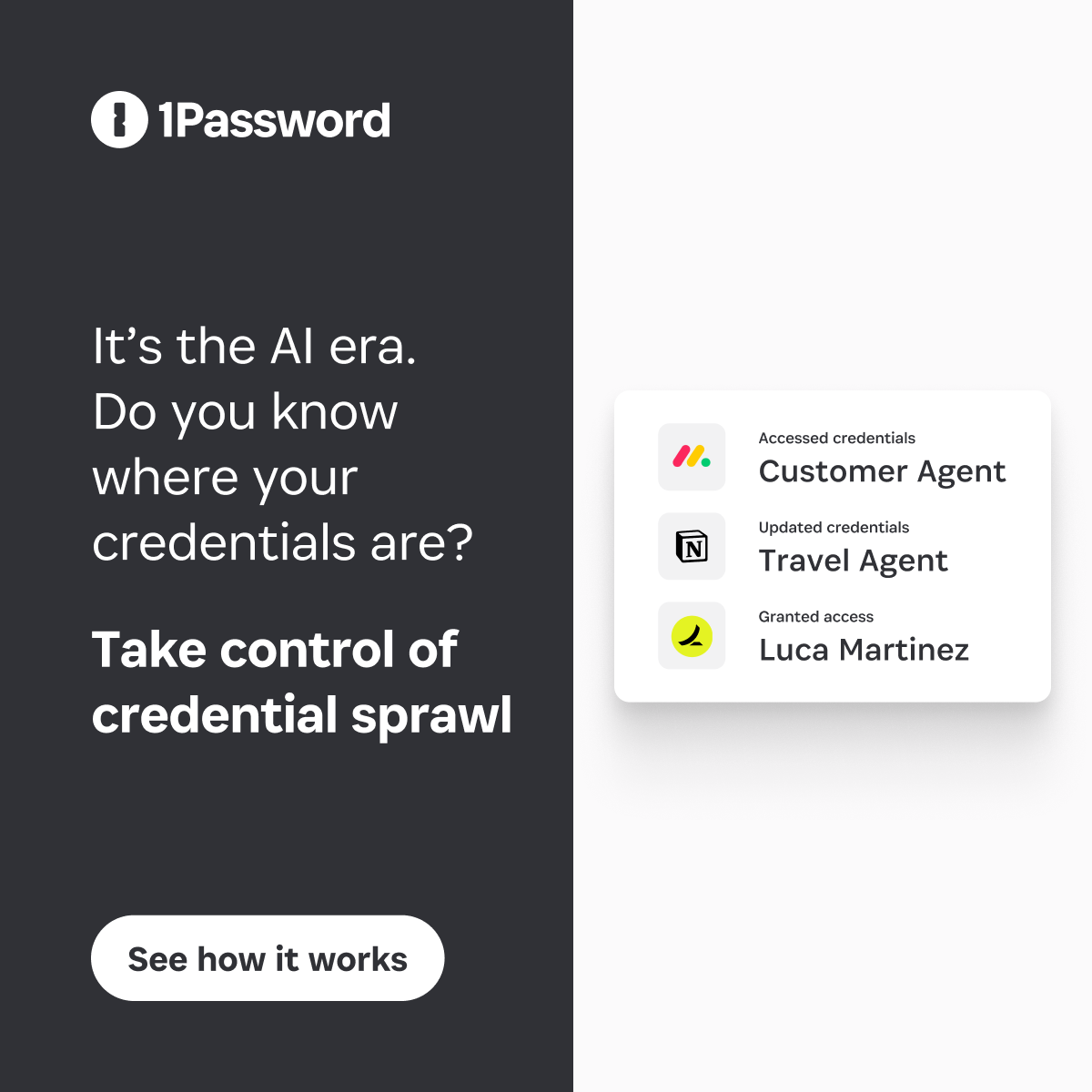 1Password Facebook ad