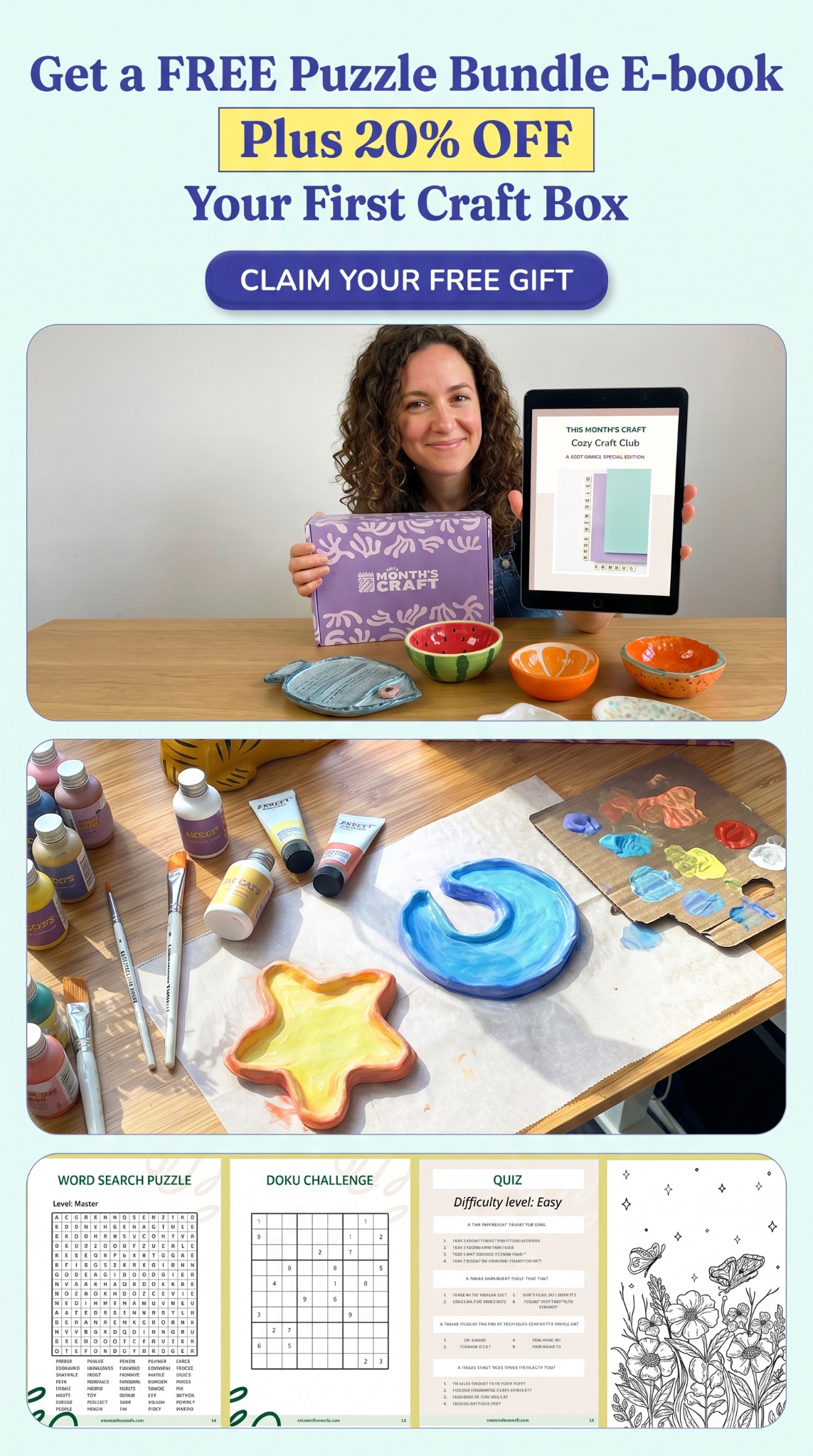 This Month's Craft Facebook ad