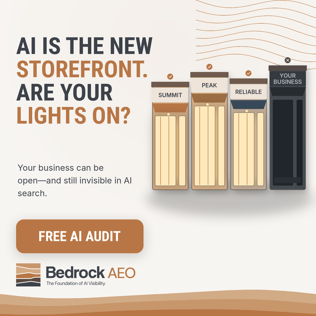 Bedrock AEO Facebook ad from Aug 6, 2026
