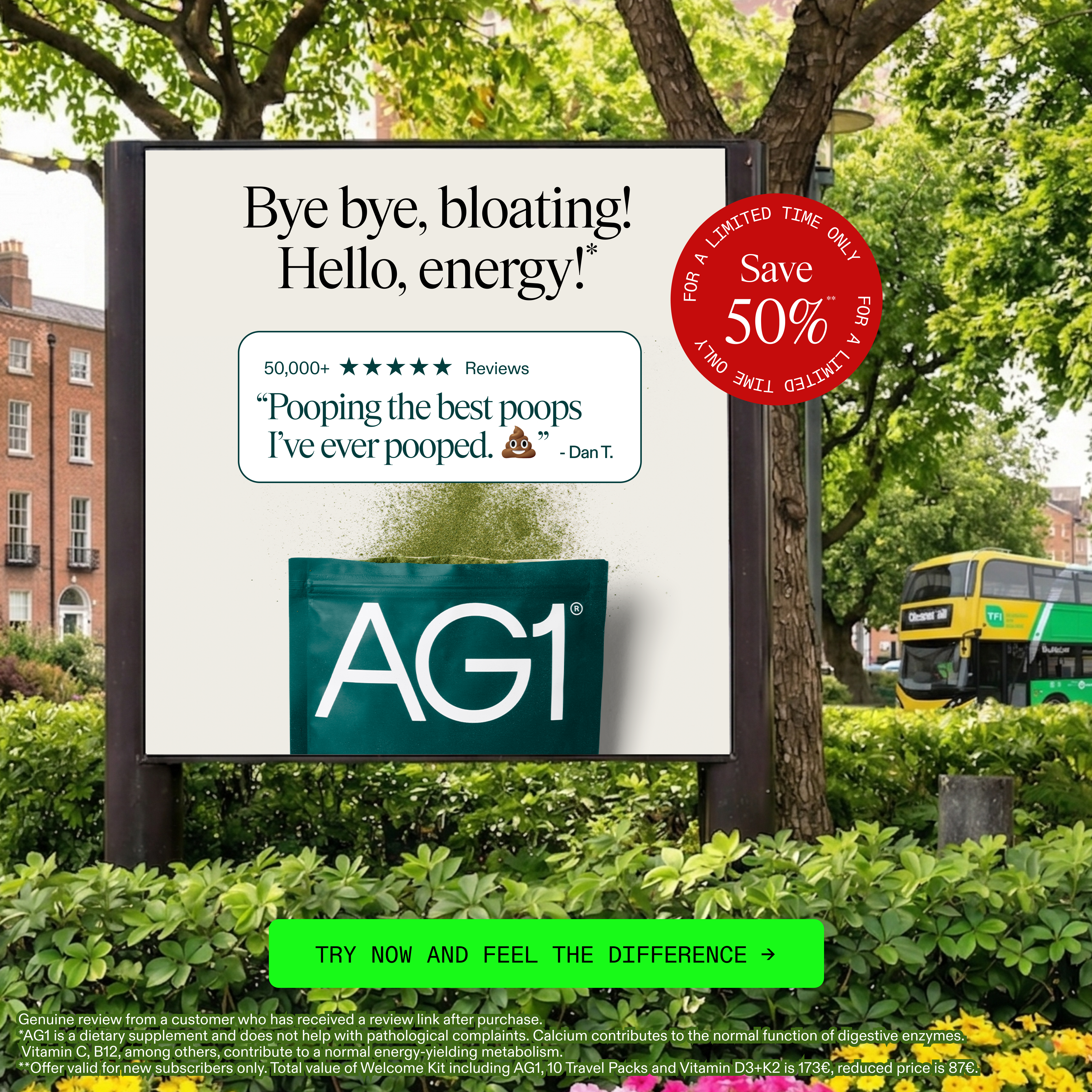 AG1 by Athletic Greens Facebook ad
