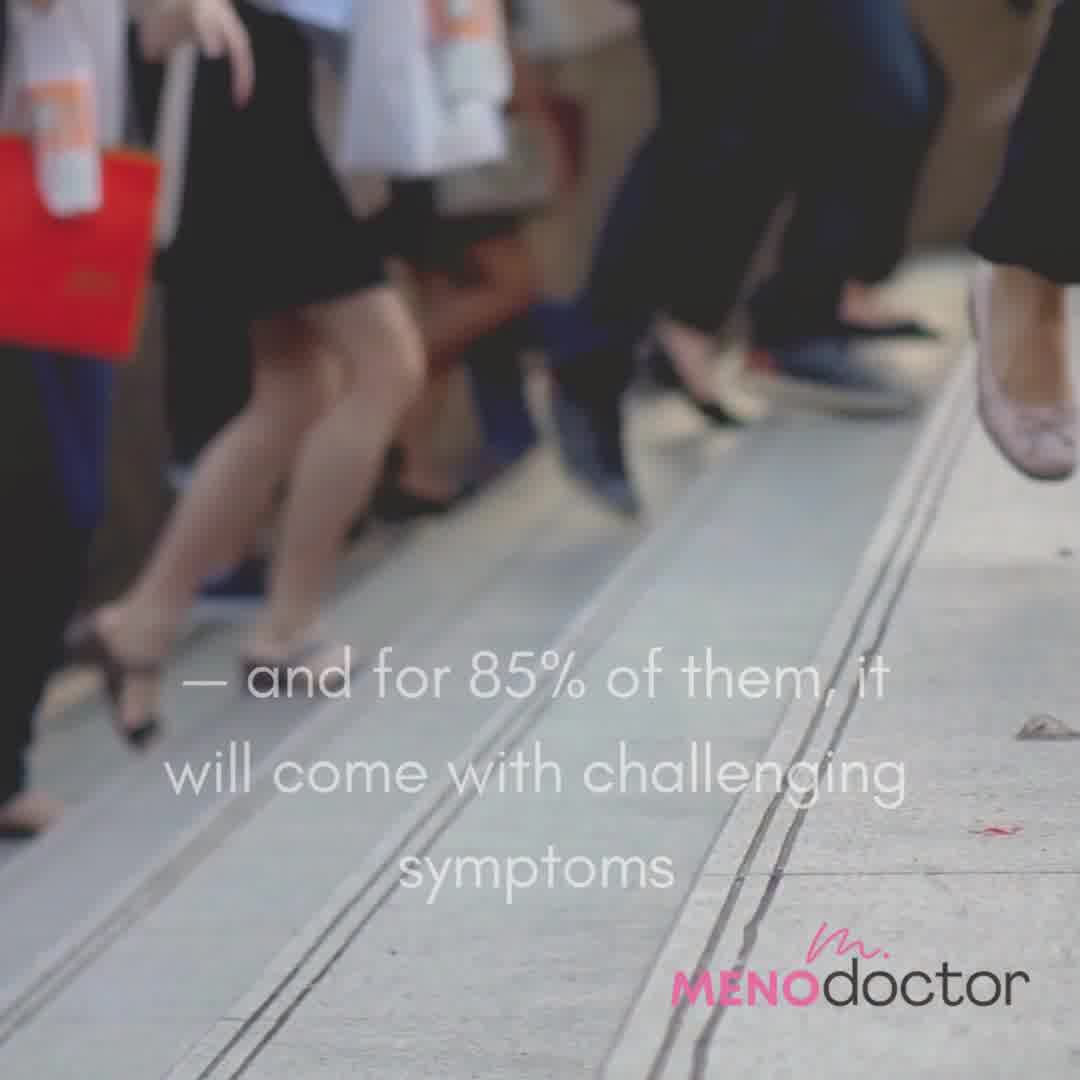 Menodoctor Facebook ad: Struggling with Perimenopause / post menopause? We can help