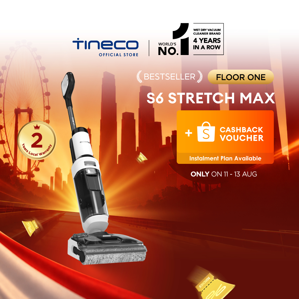 Tineco Singapore Facebook ad: That ache in your lower back after cleaning…