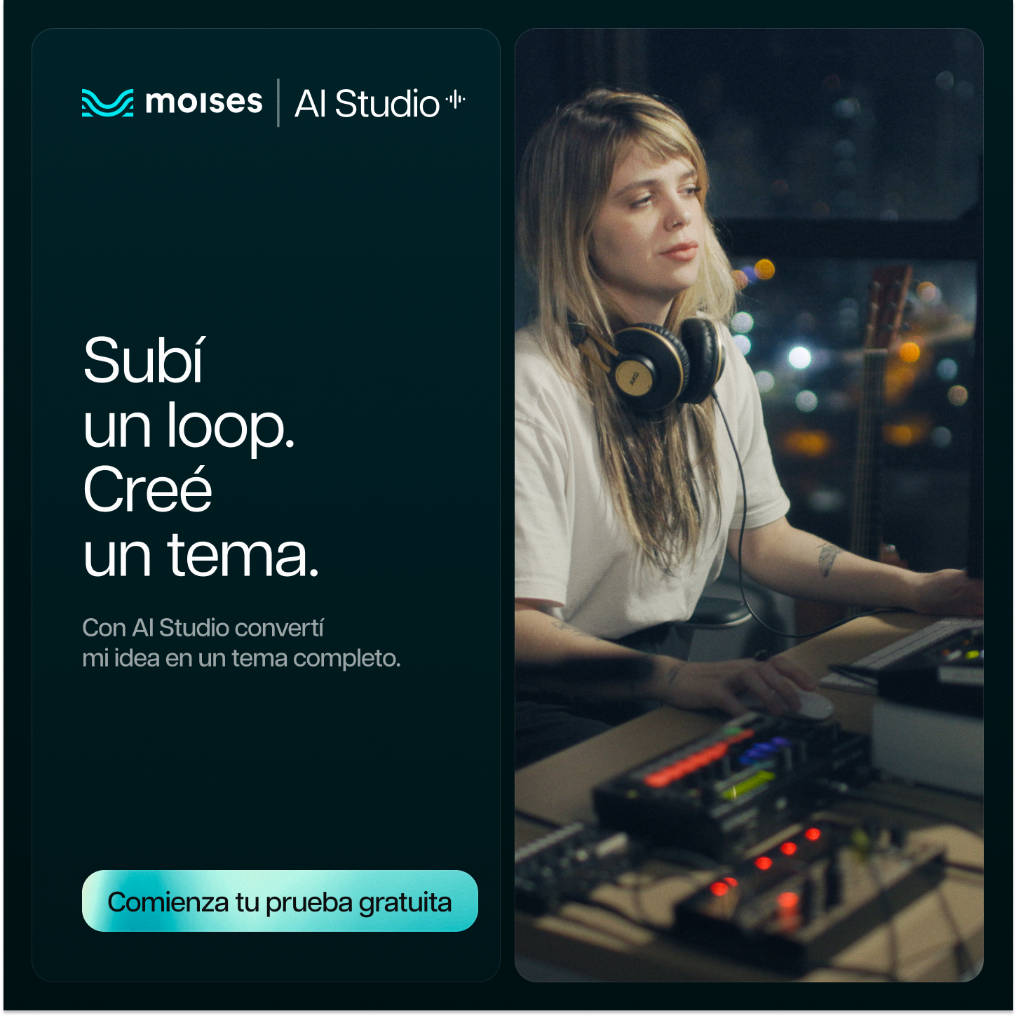 Moises.ai Facebook ad