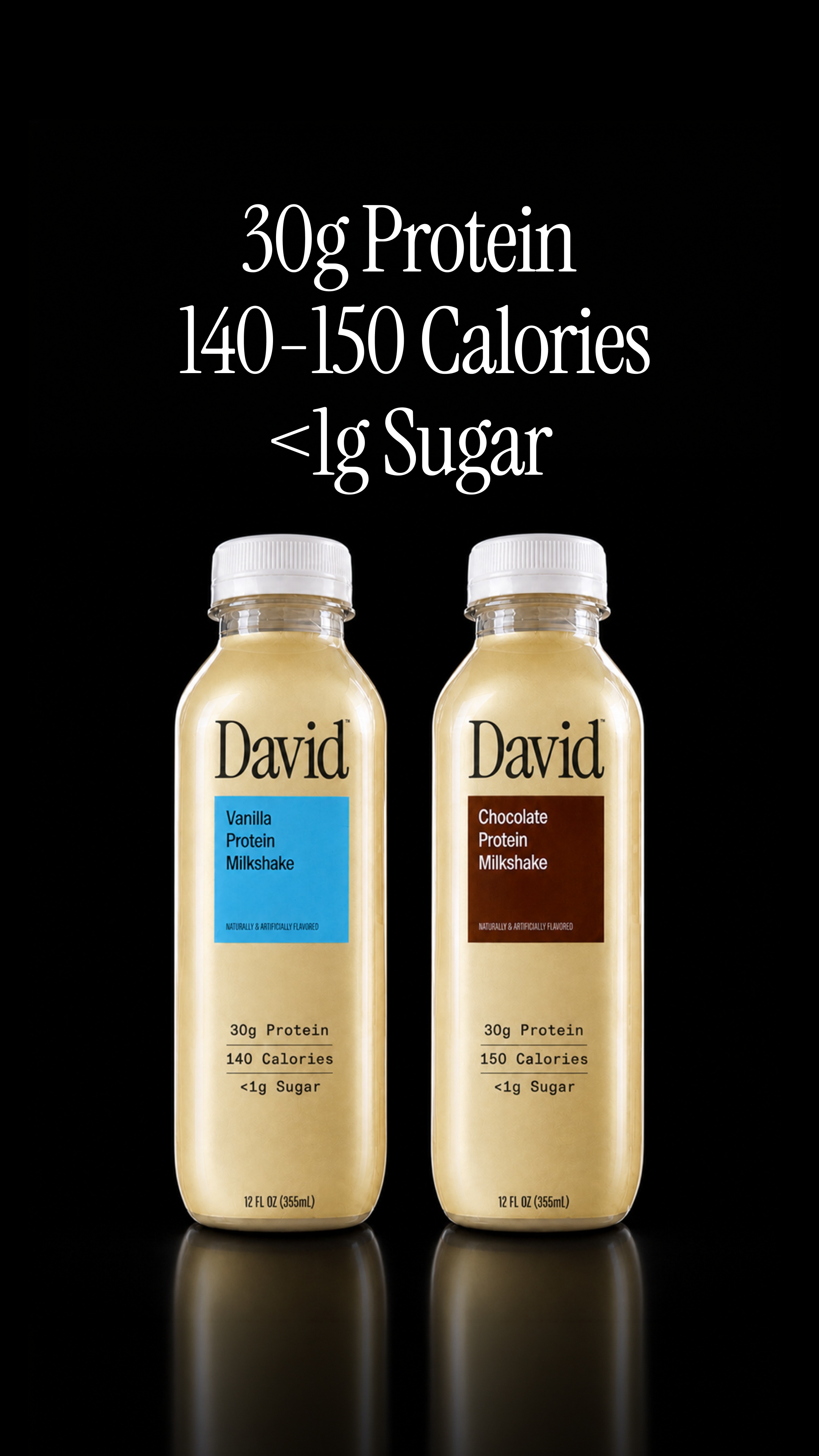 David Protein Facebook ad