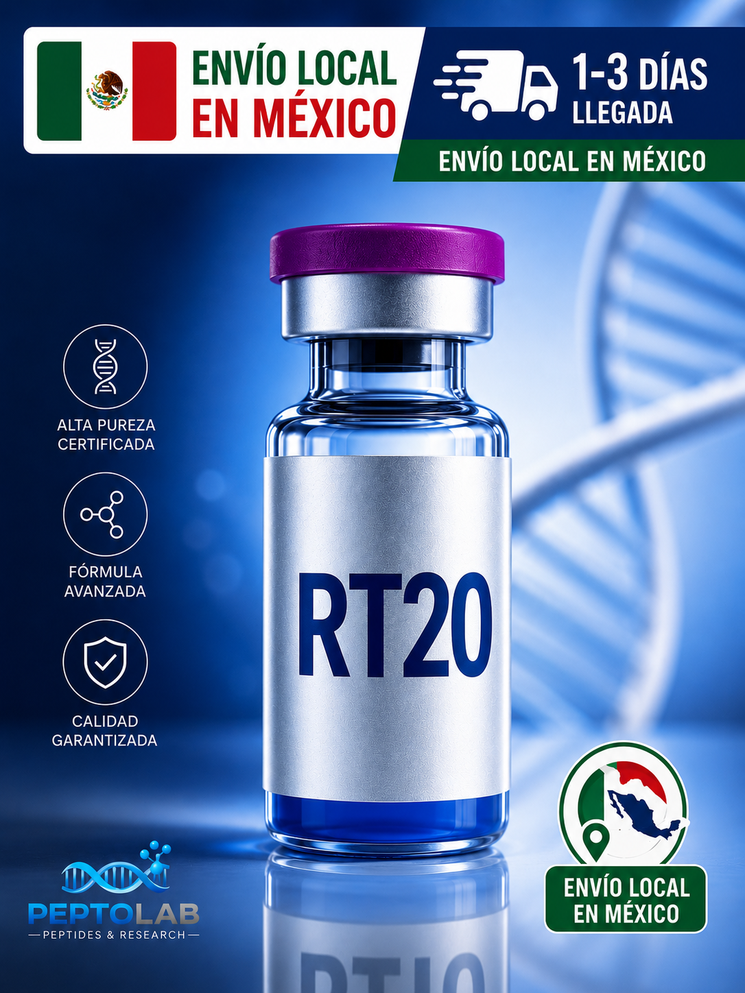 Biotecnologiqaambrosial15 Facebook ad: TR/RT al mayoreo en México