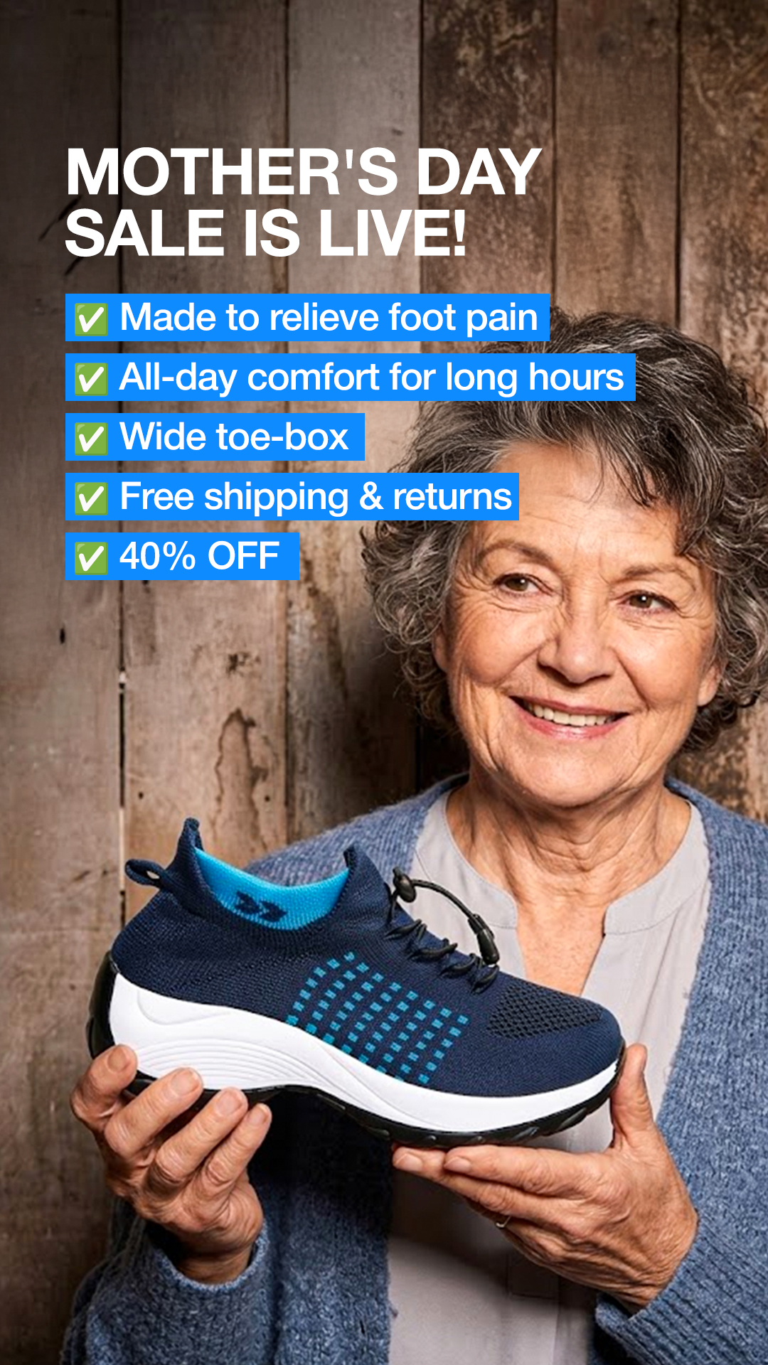 ComfortOrtho Shoes Facebook ad
