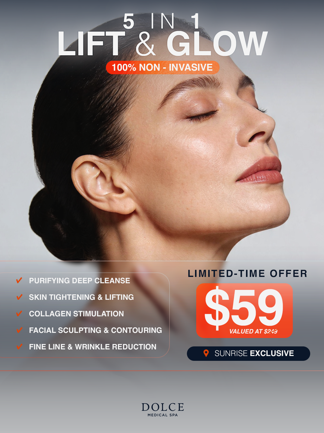 Dolce medical Spa Facebook ad: LIMITED SPOTS