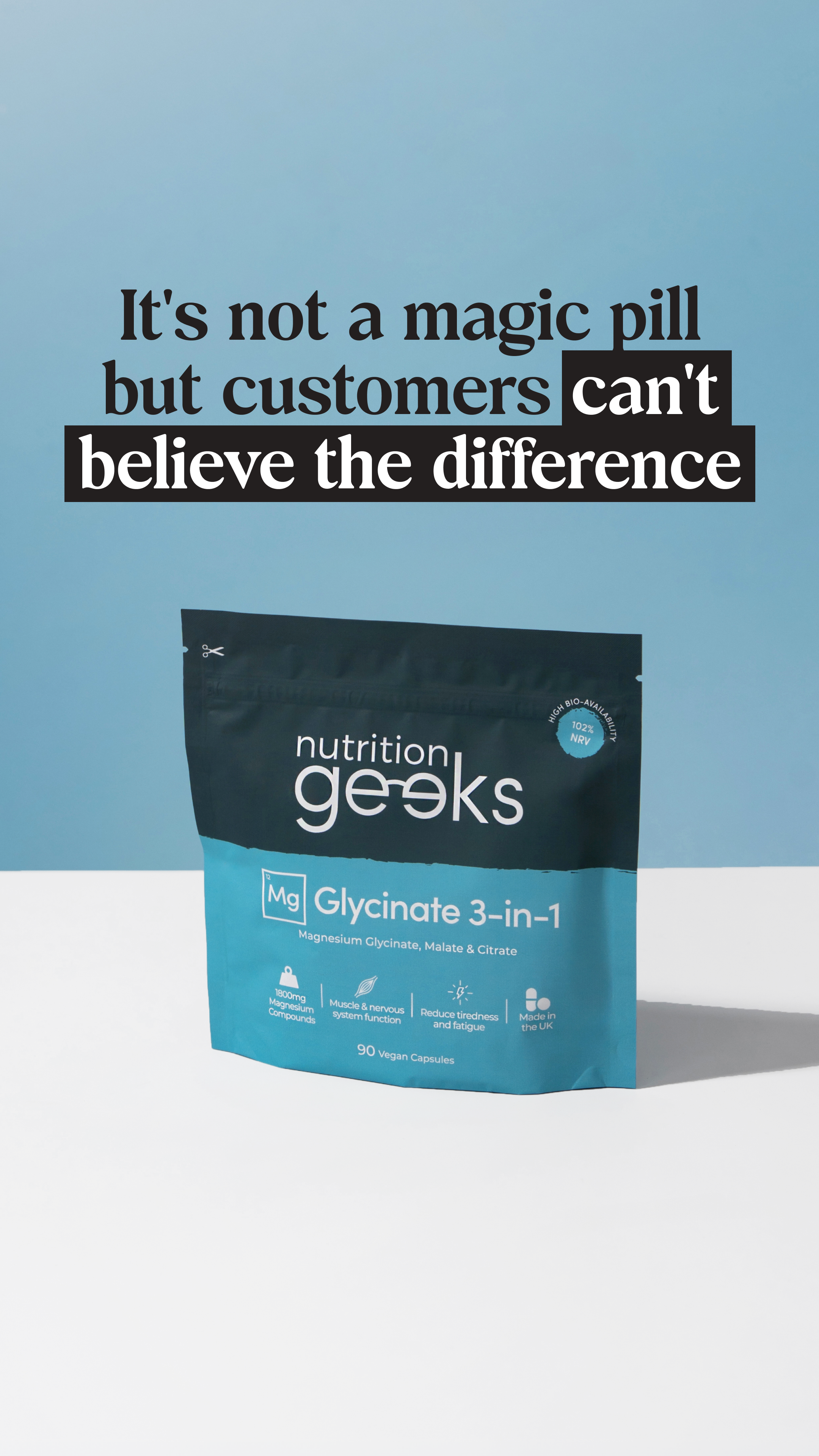 Nutrition Geeks Facebook ad