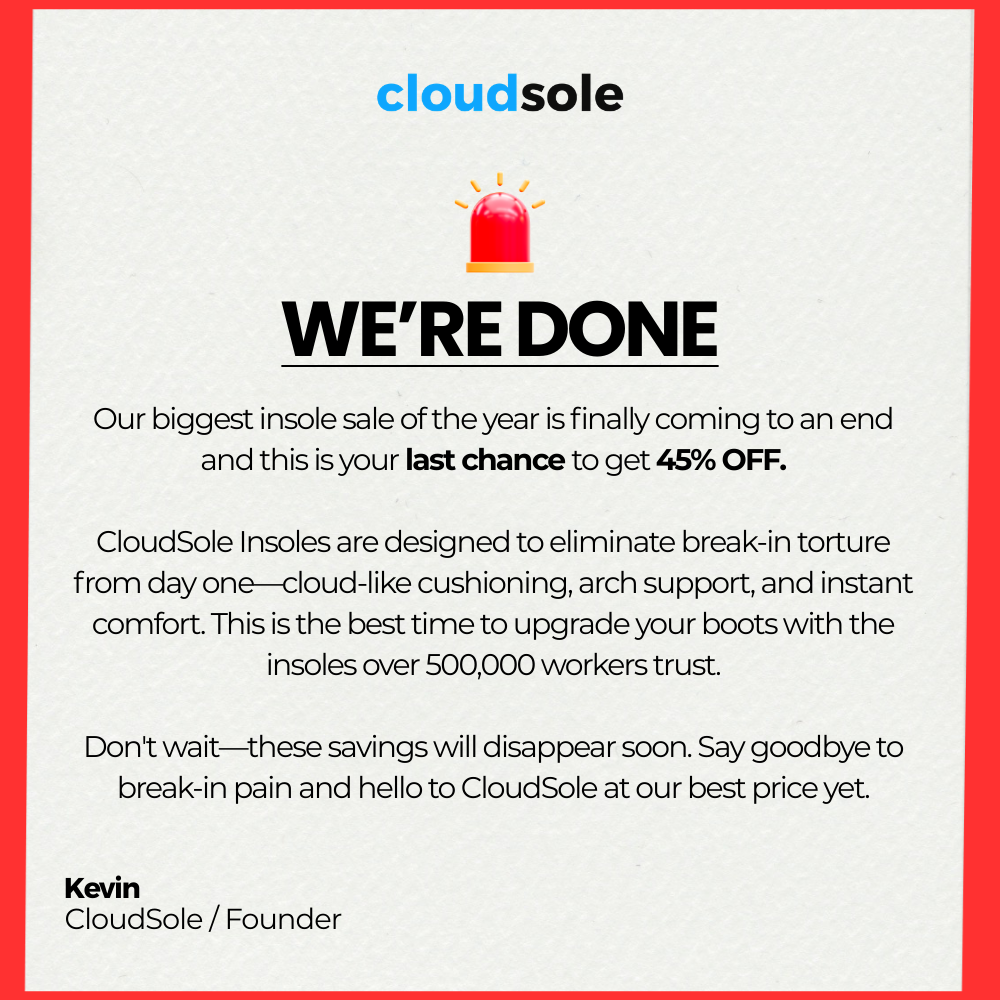 CloudSole Facebook ad