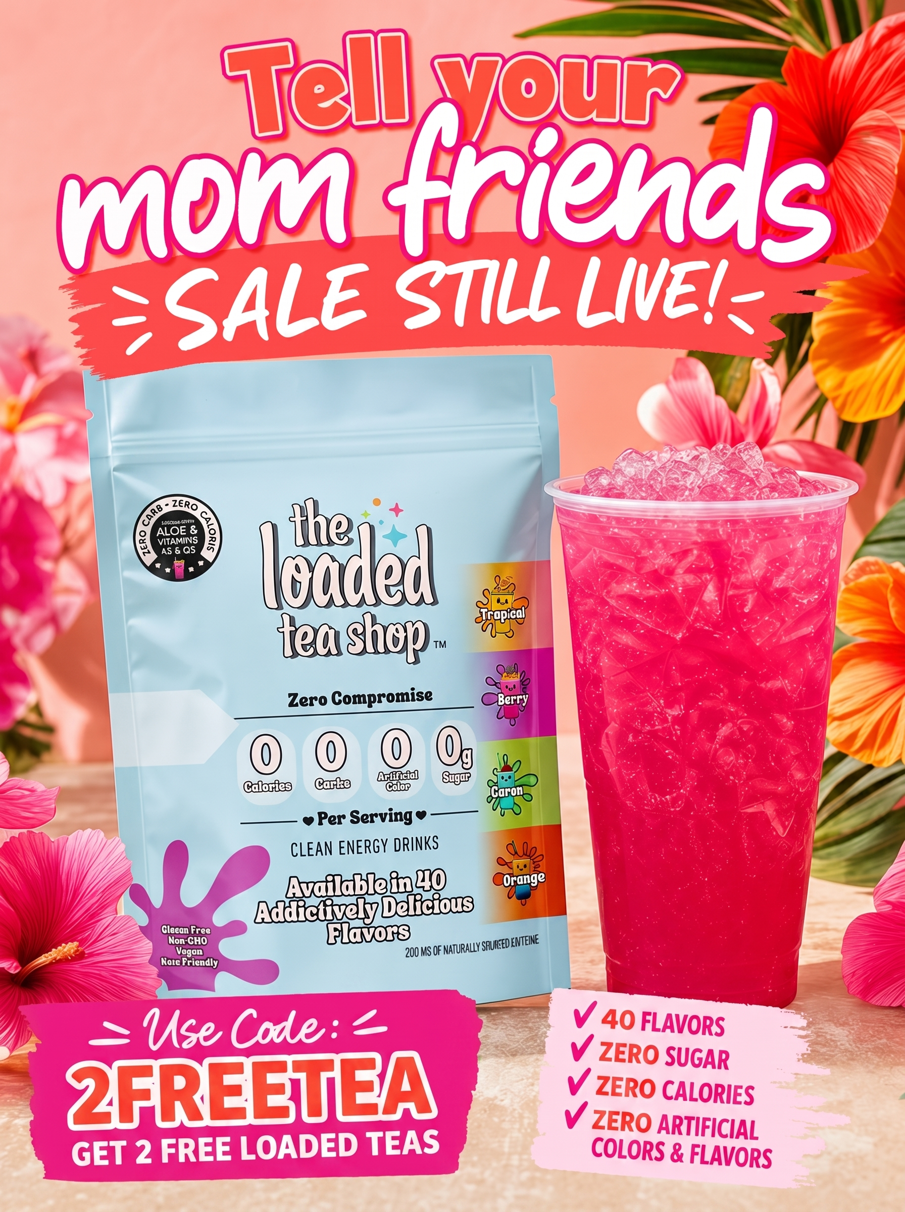 The Loaded Tea Shop Facebook ad