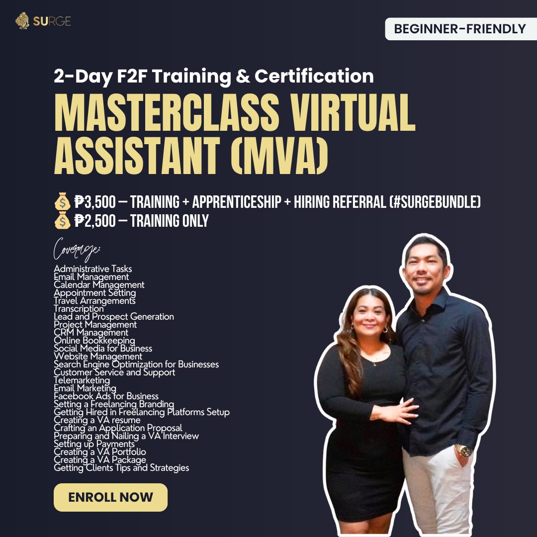 Surge Training Center - Baguio Facebook ad: STILL STUCK IN A LOW-PAYING JOB?