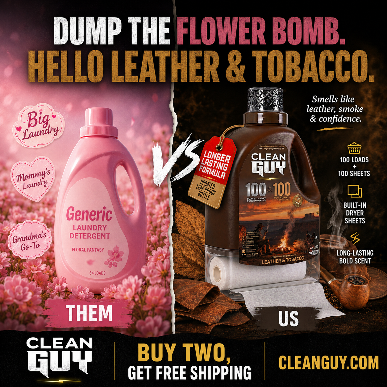 Clean Guy Facebook ad
