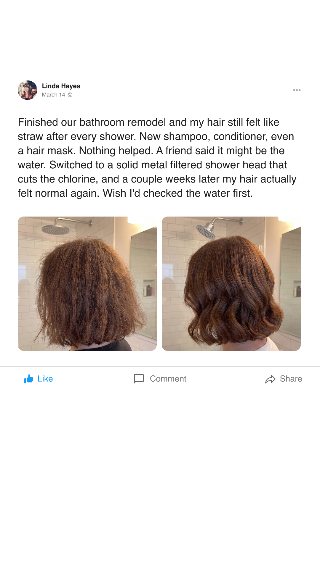 HammerHead A Shower Head Store Brand Facebook ad from Jul 21, 2026