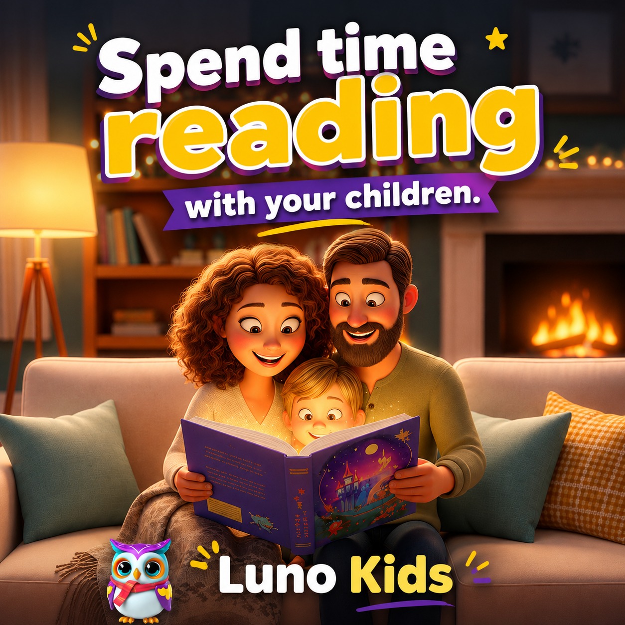 Luno Kids Facebook ad: Luno Kids, Libros ilustrados personalizados para niños