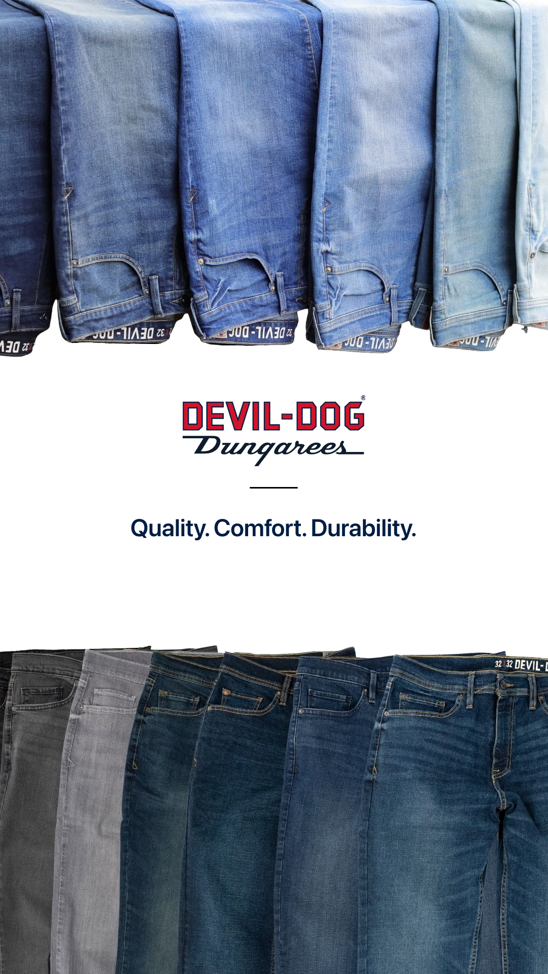 DEVIL-DOG Dungarees Facebook ad