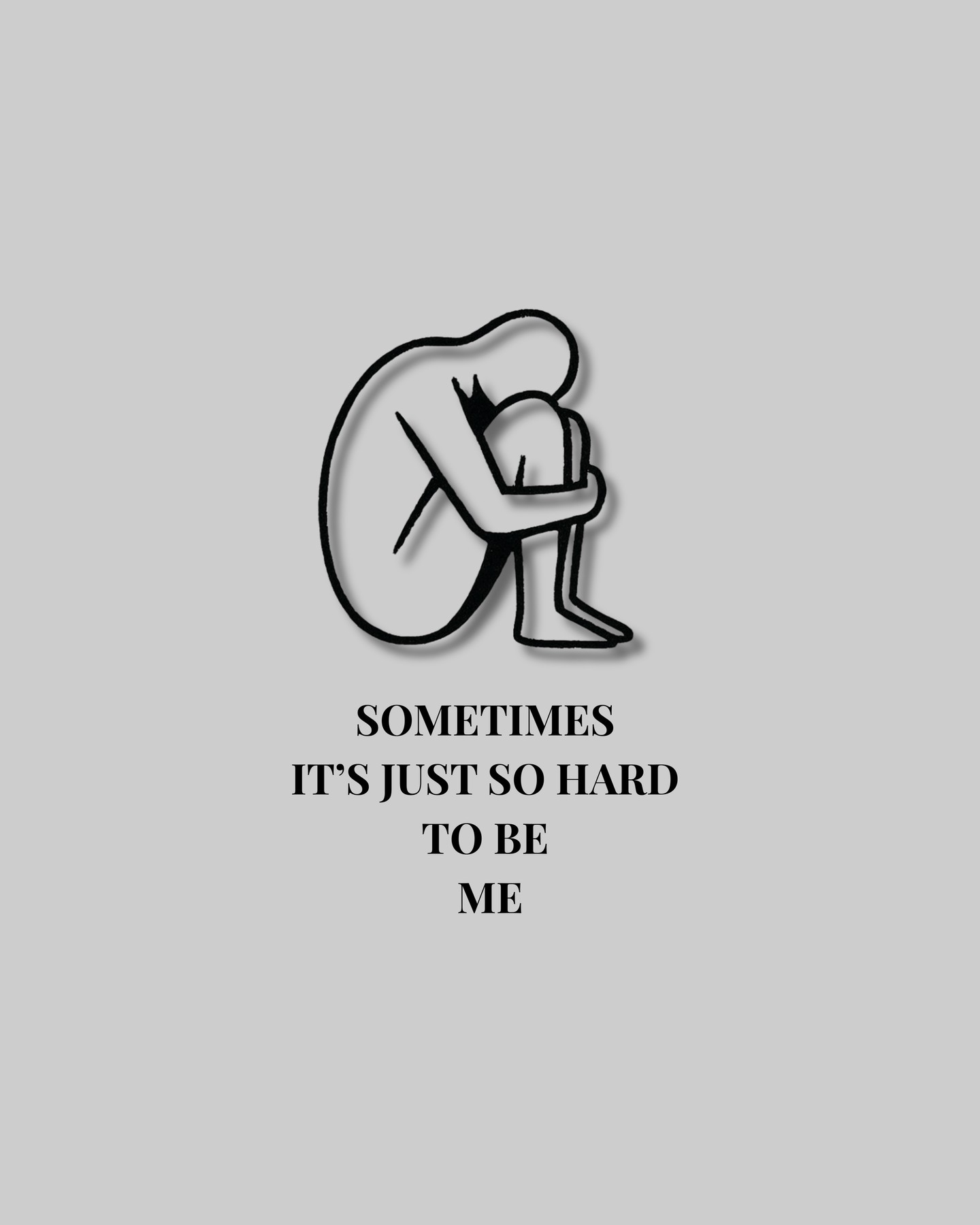 Jolesartt Facebook ad: Some days, just existing feels like the hardest…