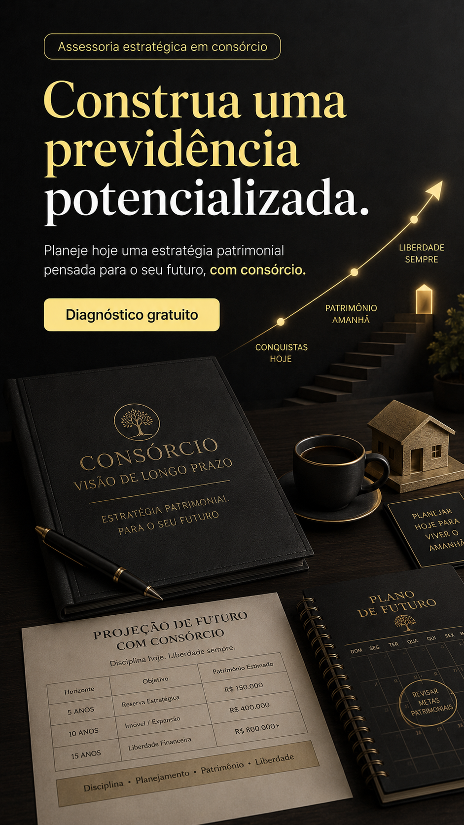 Cássio Scott - Consórcio Estratégico Facebook ad from Jul 7, 2026