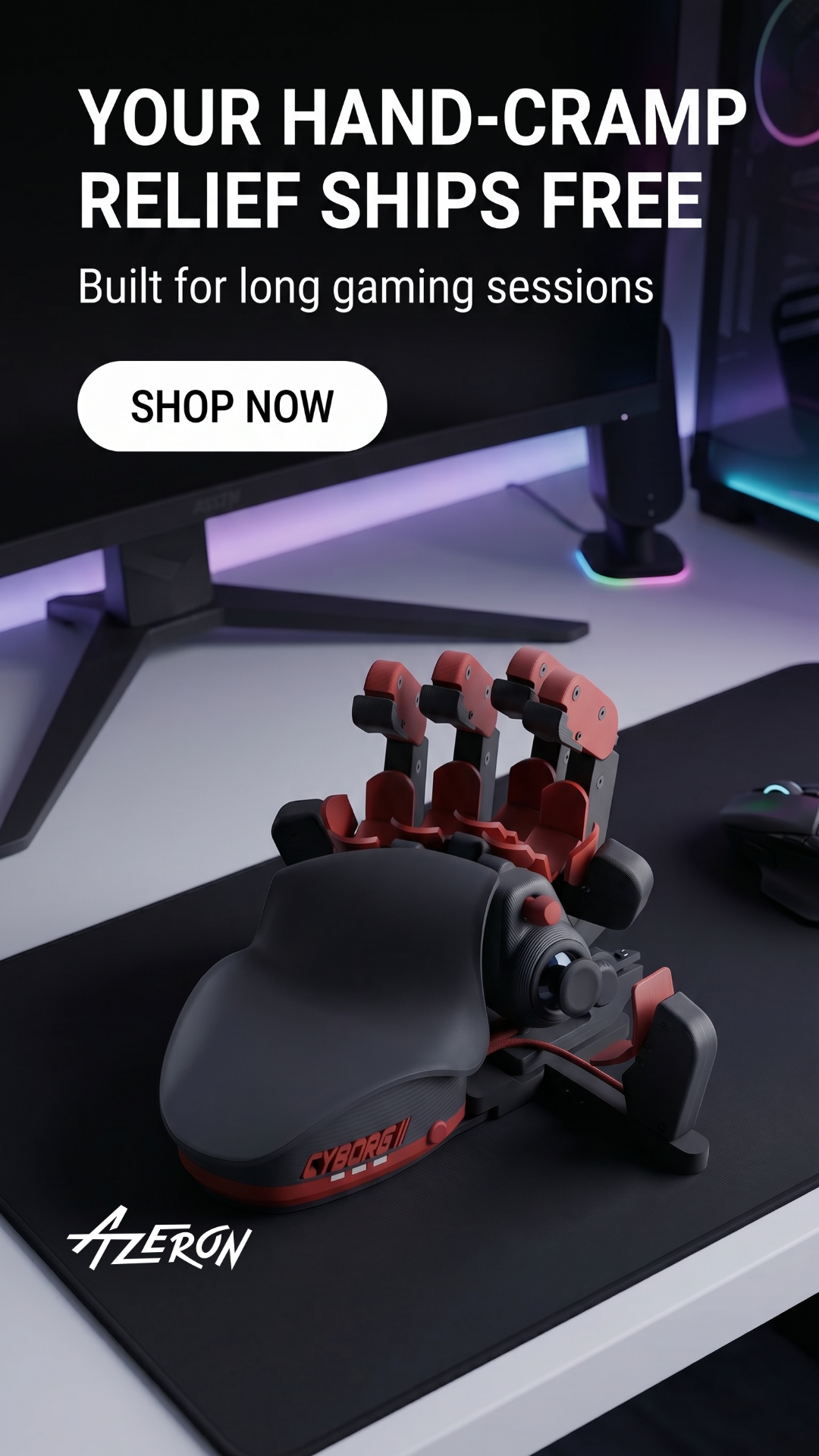 Azeron Facebook ad
