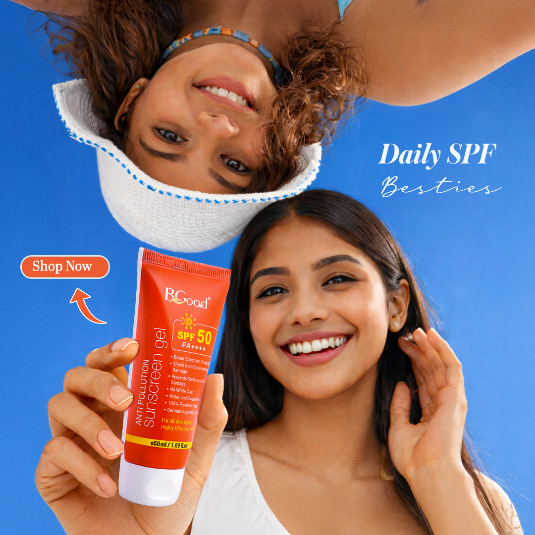 Bgood India Facebook ad: Shield your skin from harsh UVA & UVB…