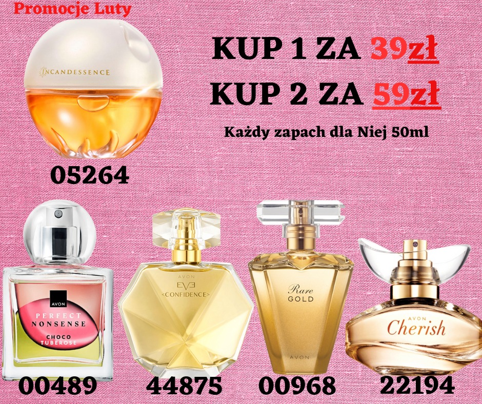 Okazje kosmetyczne AVON Facebook ad: Oferta na Luty