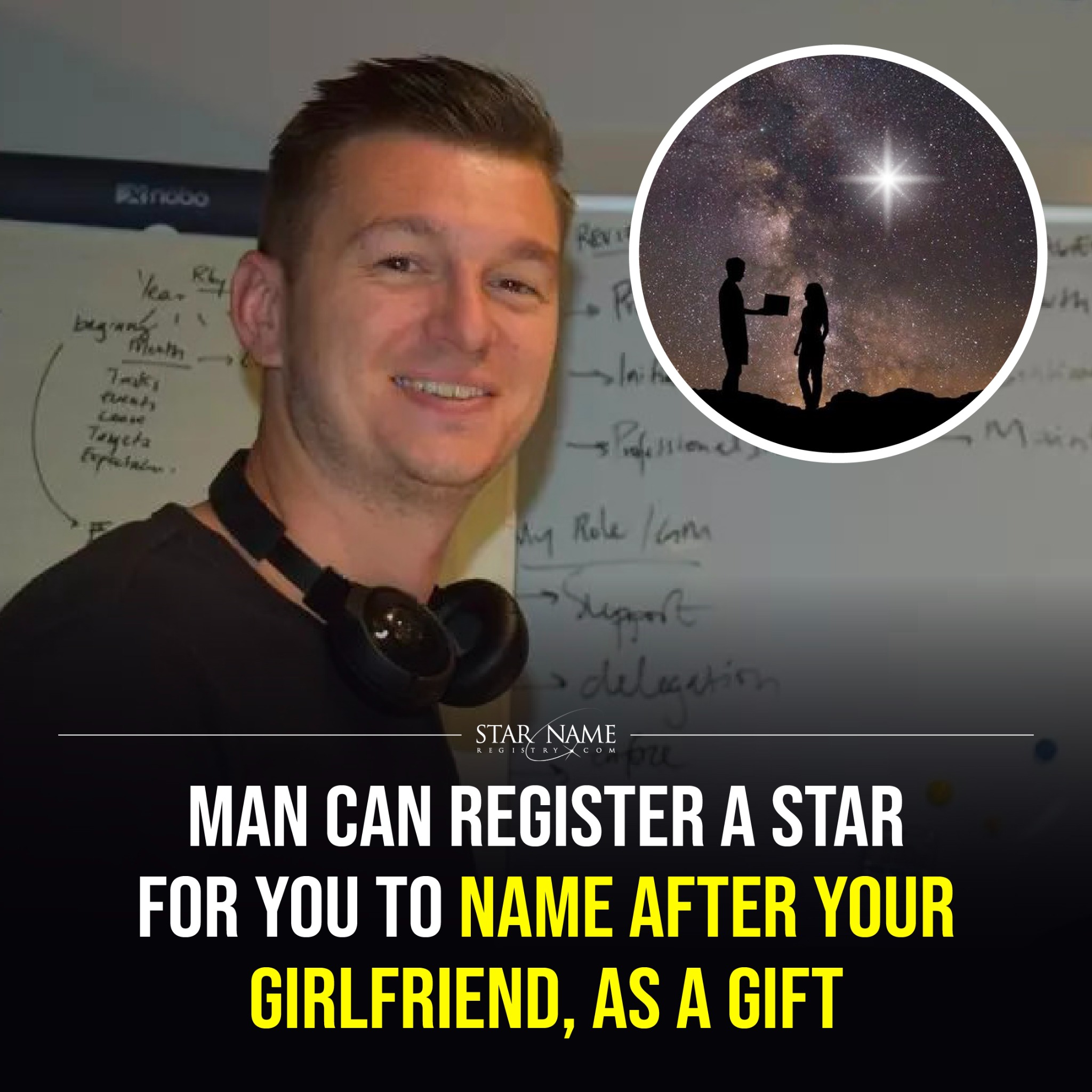 Star Name Registry Facebook ad