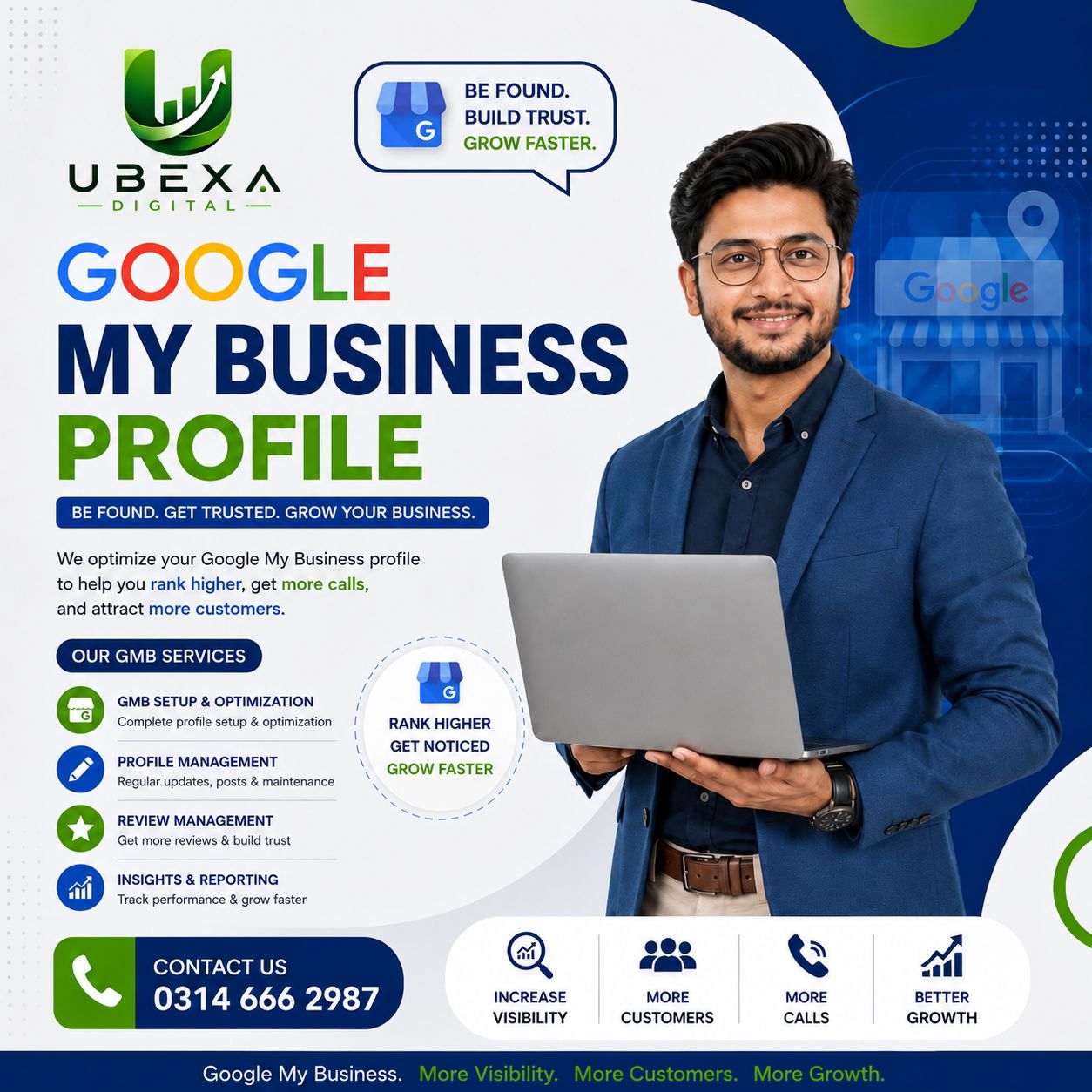 Ubexa Digital Facebook ad: Boost Your Visibility with Google Business Profile