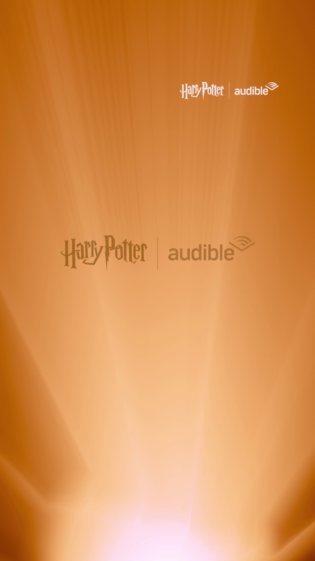 Audible Facebook ad: Listen now, magic awaits.