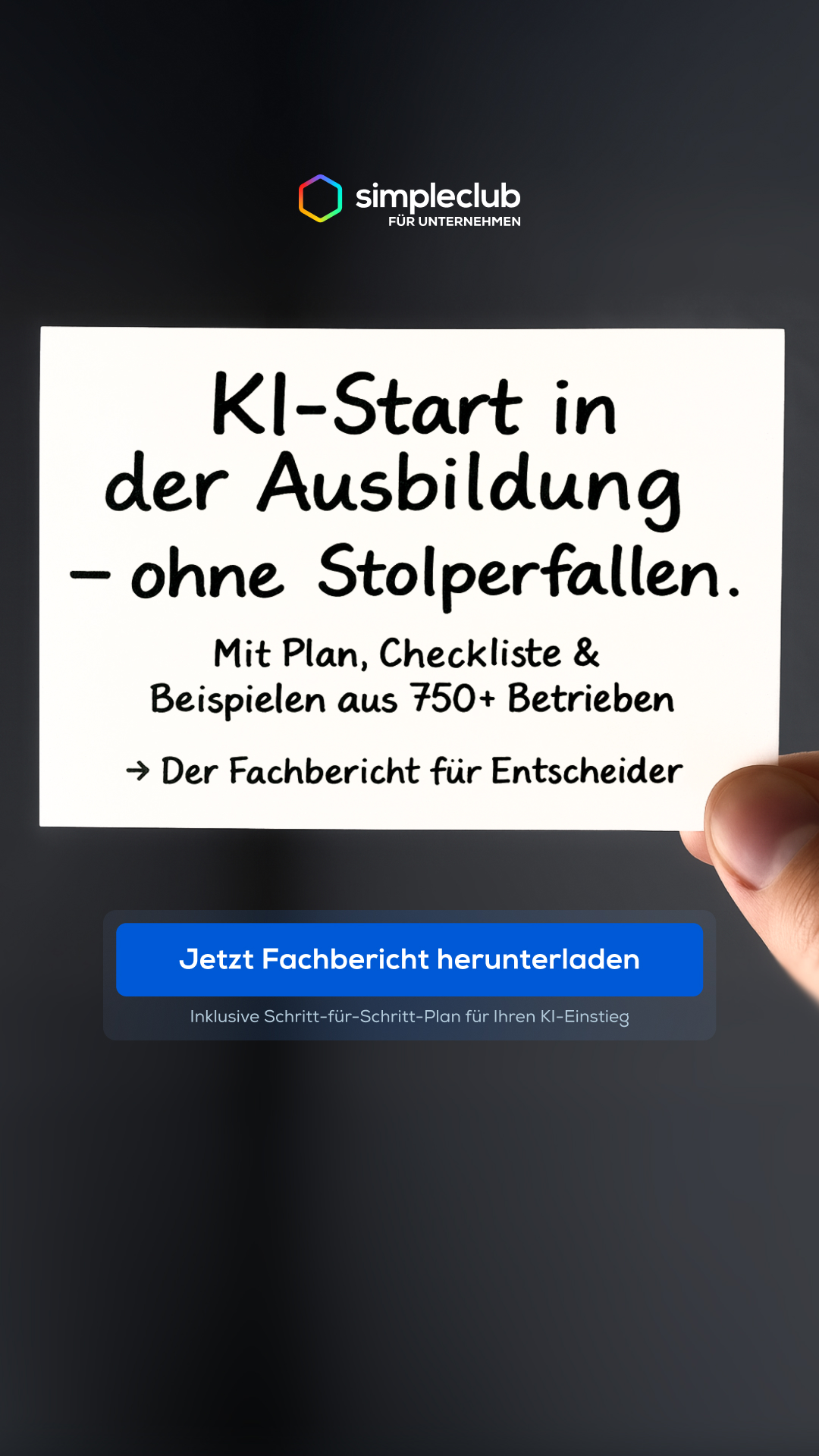 simpleclub Facebook ad