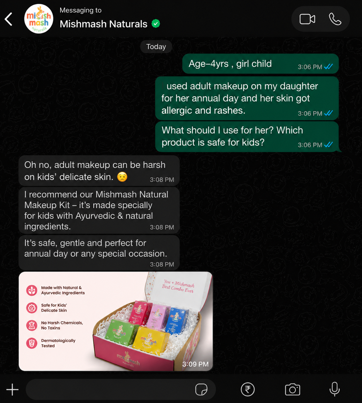 Mishmash Naturals  Facebook ad