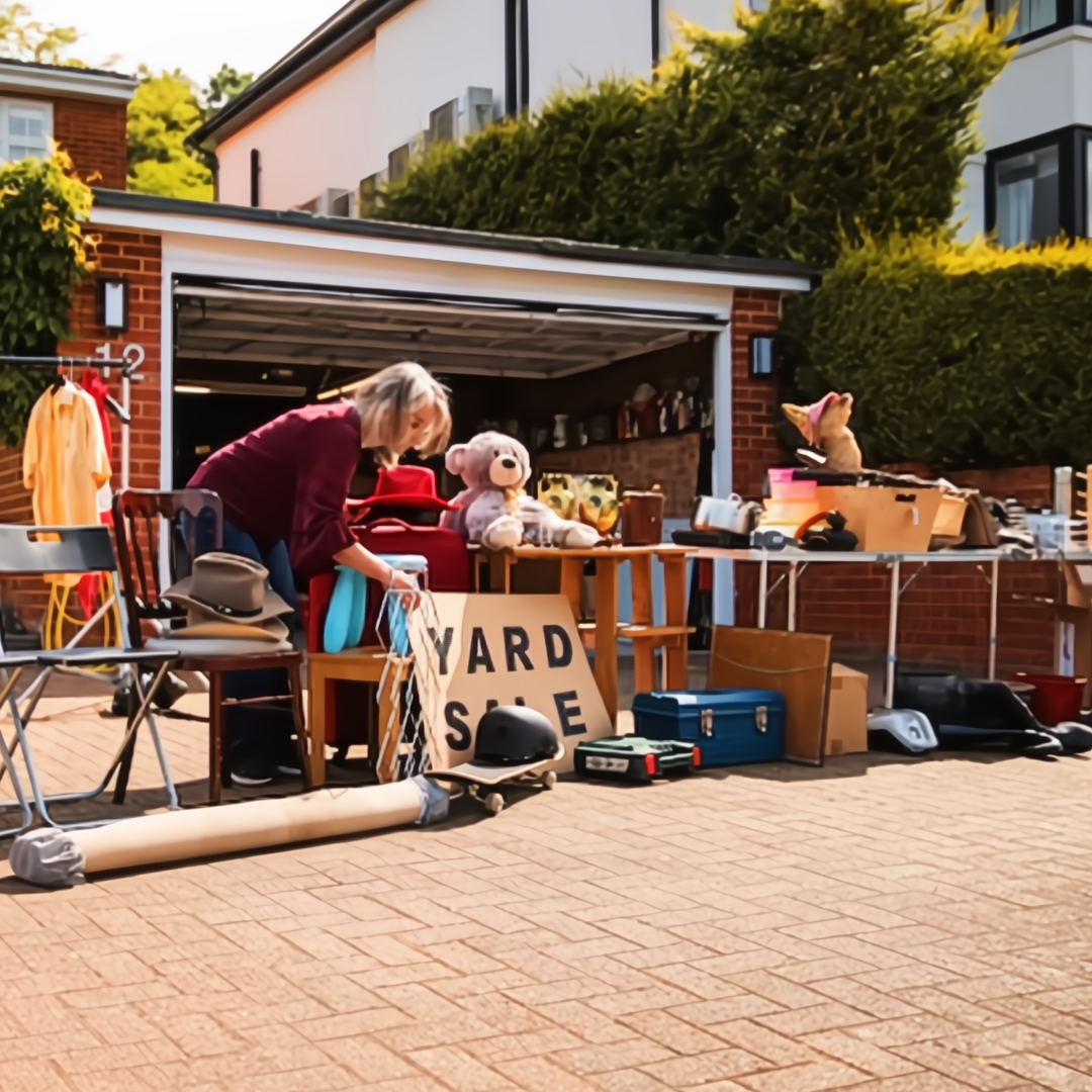 Garage Sale Tips Facebook ad