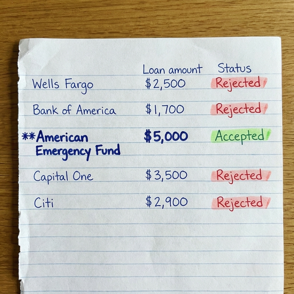 American Emergency Fund Facebook ad