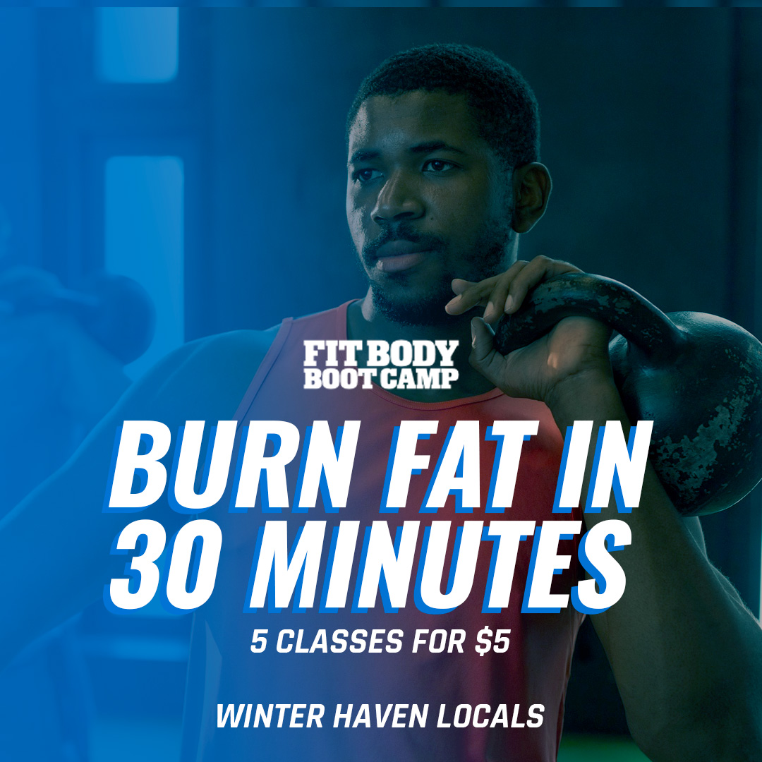 Winter Haven Fit Body Boot Camp Facebook ad: Fit Fat Loss Into Your Day