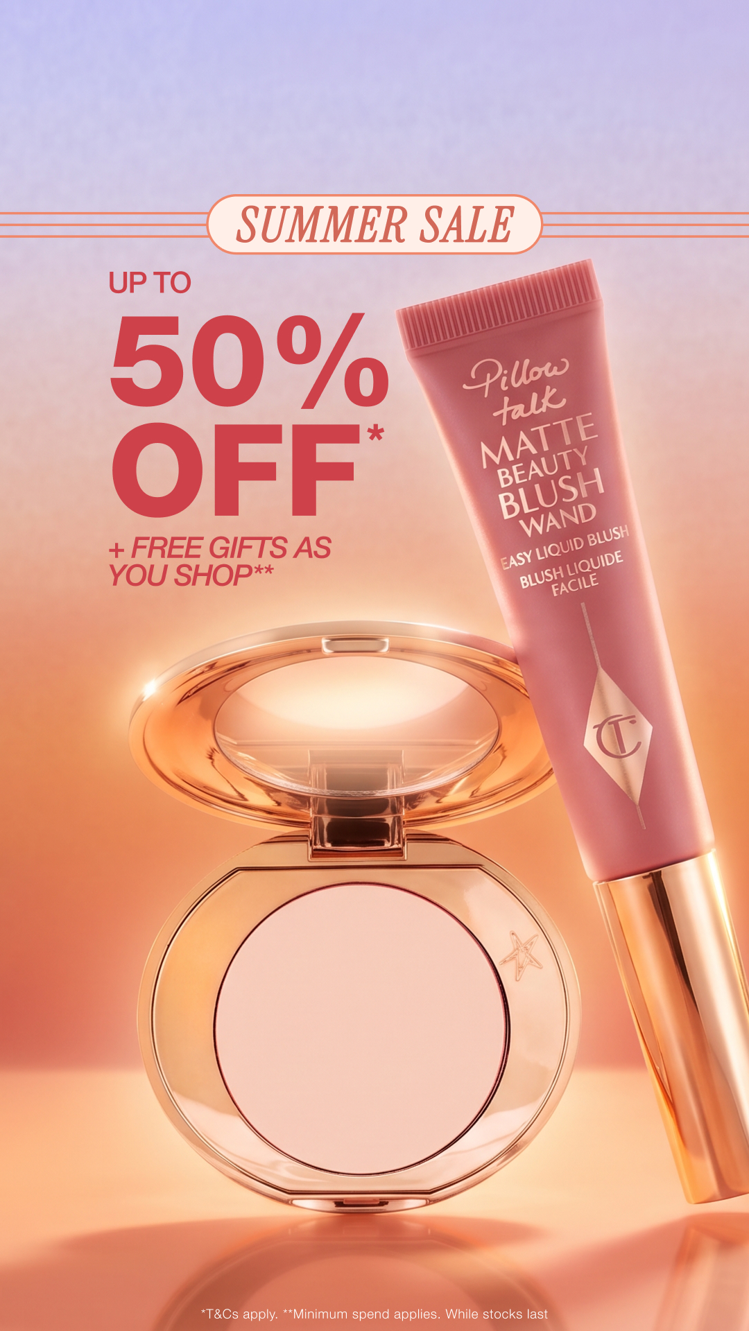 Charlotte Tilbury Facebook ad
