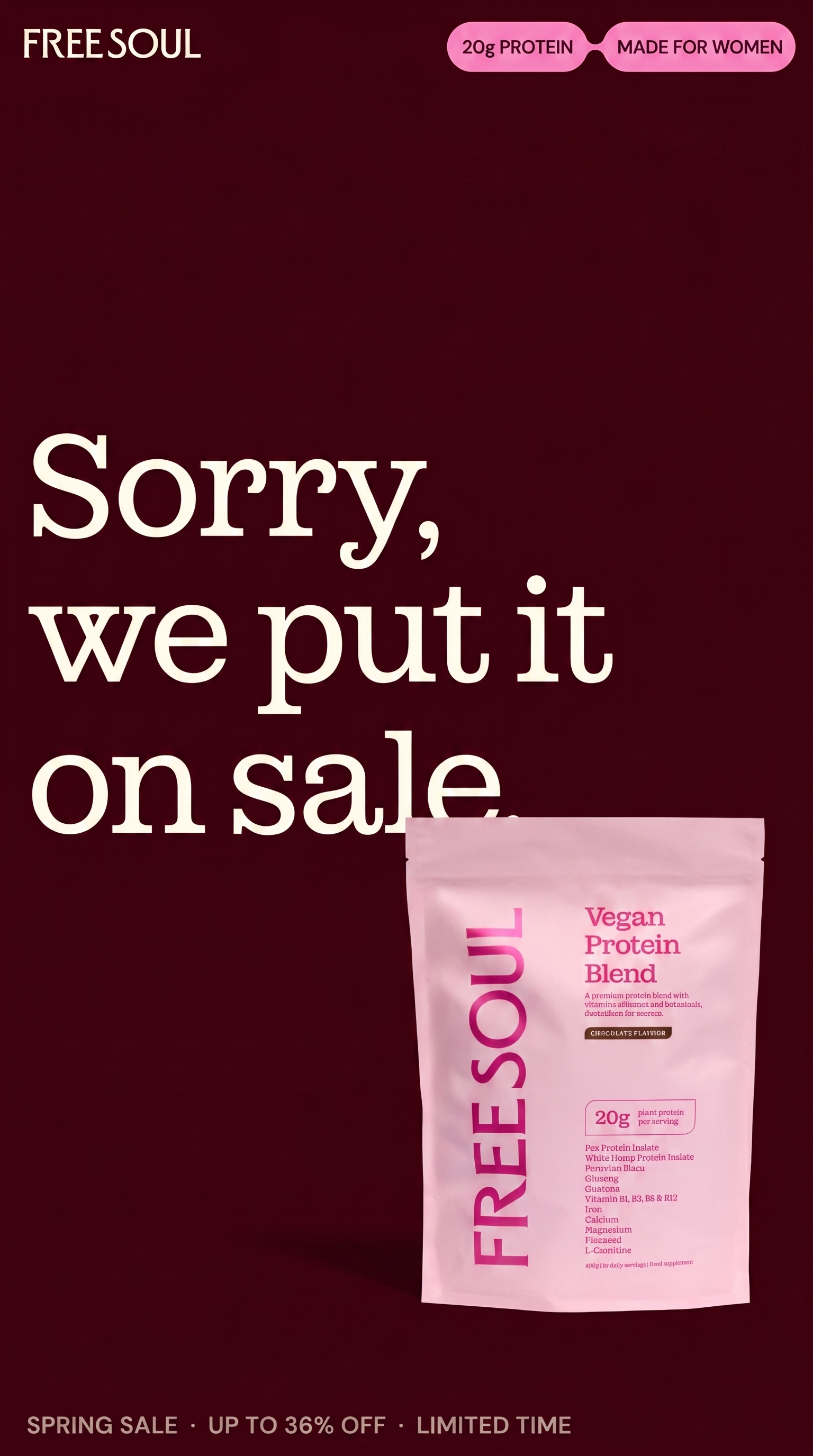 Free Soul Facebook ad