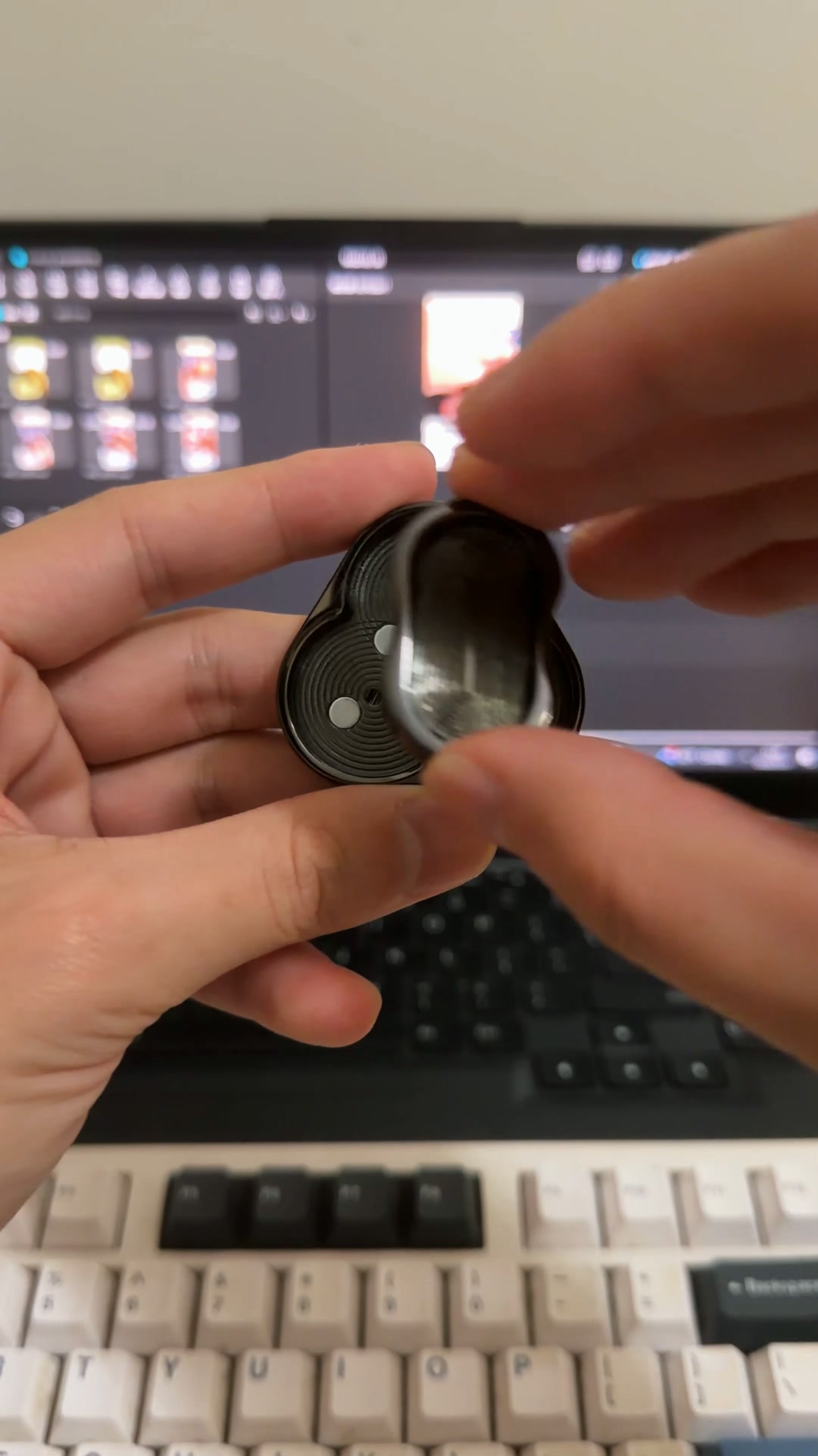 Lhaptic Facebook ad: TriArc Magnetic Slider, $39