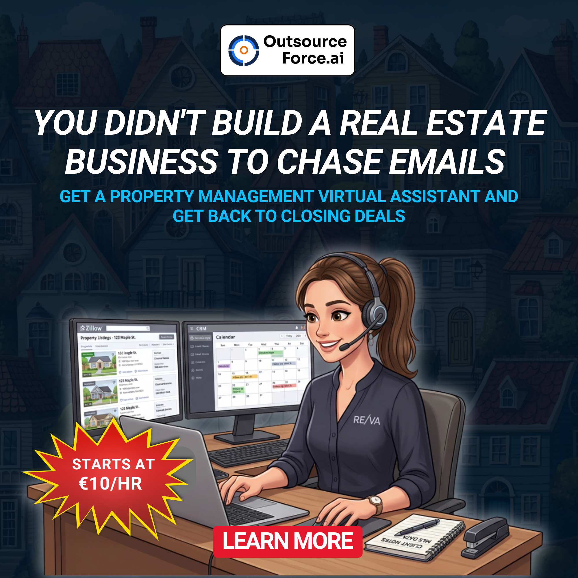 OutsourceForce.ai Facebook ad