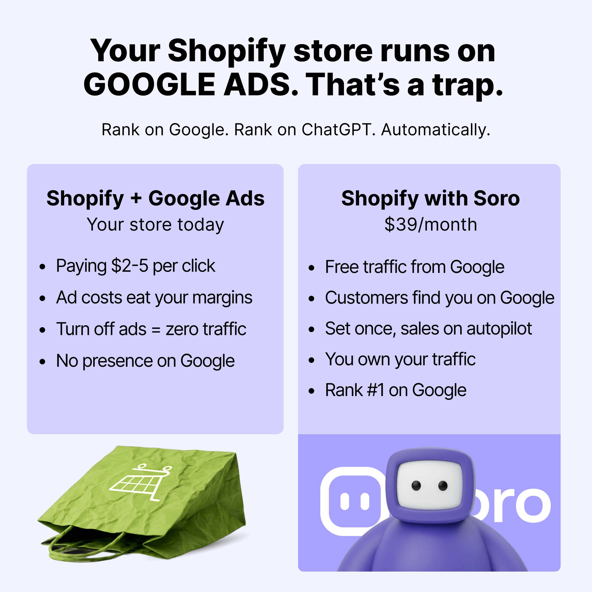Soro SEO Facebook ad