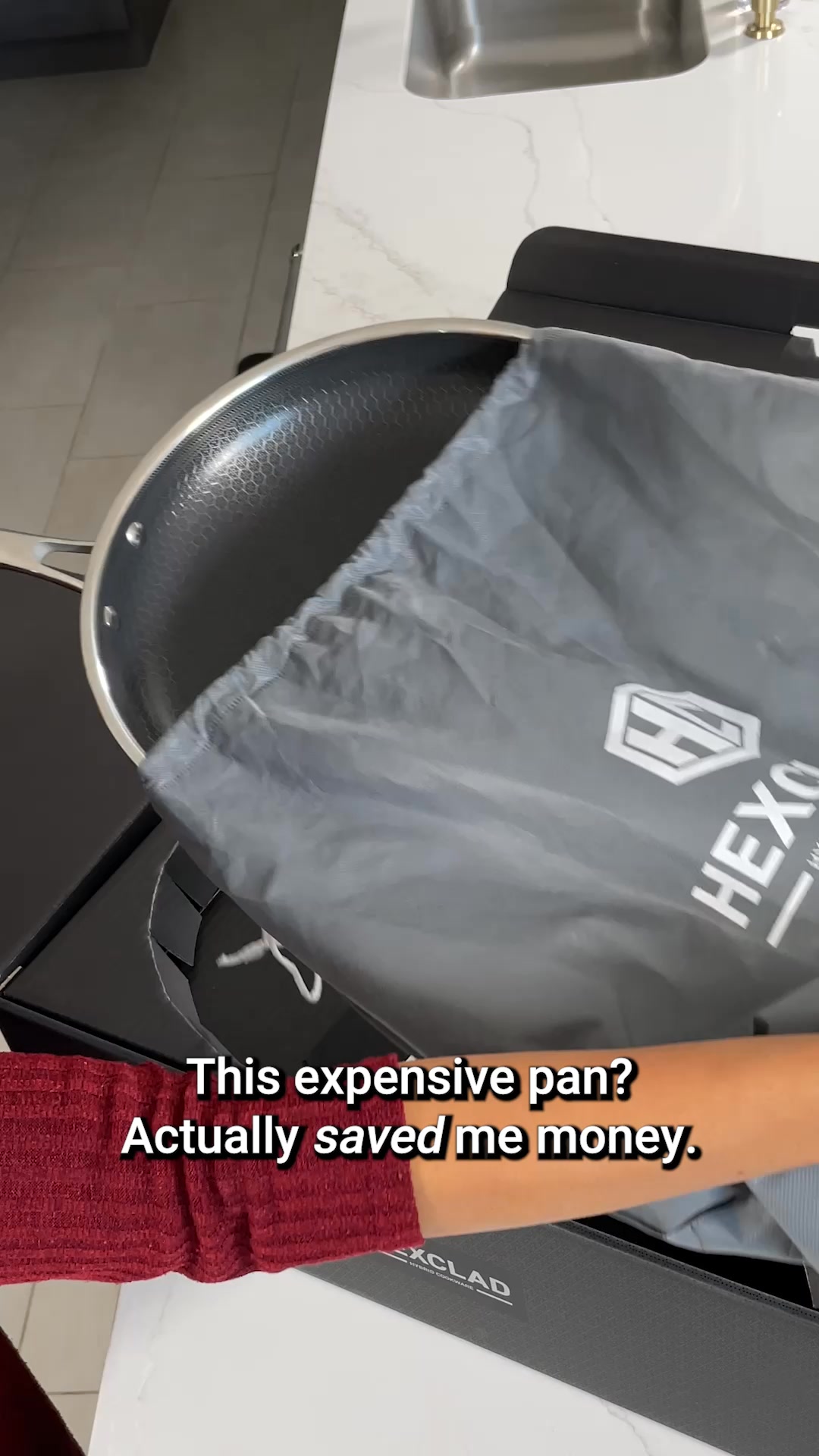 HexClad Facebook ad: 50k+ reviews
