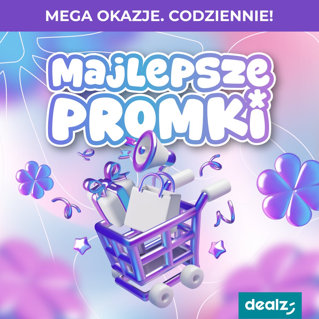 Dealz Polska Facebook ad: MAJLEPSZE PROMKI Sprawdź mega ofertę Dealz!