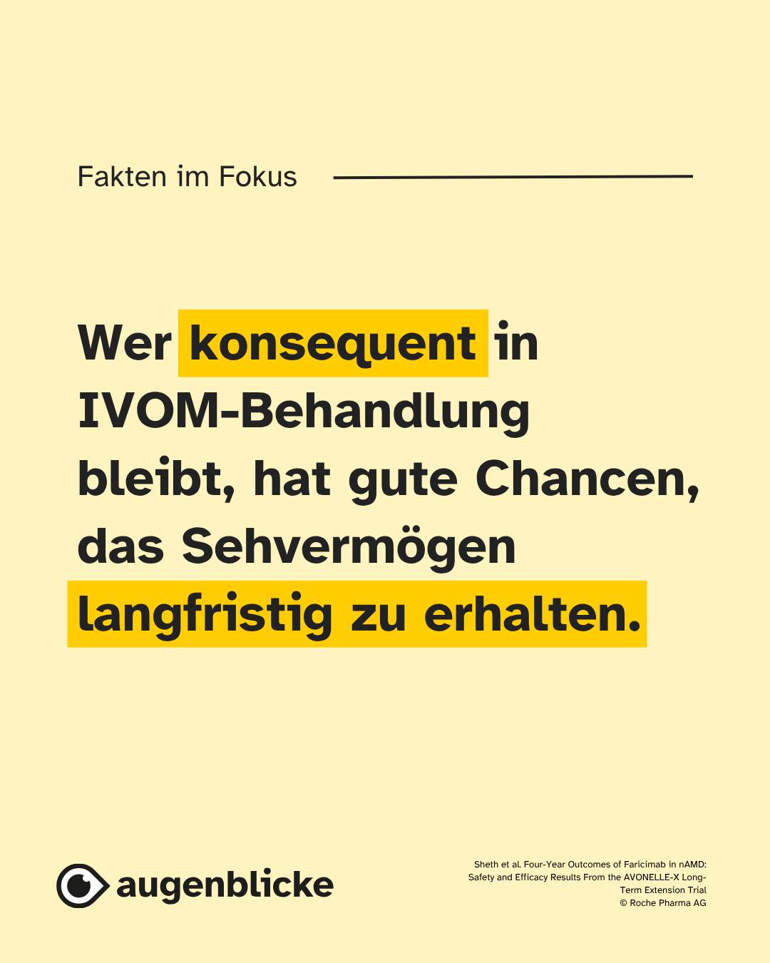 MeineAugenblicke.de Facebook ad: Gutes Sehen ist mehr als ein Messwert.