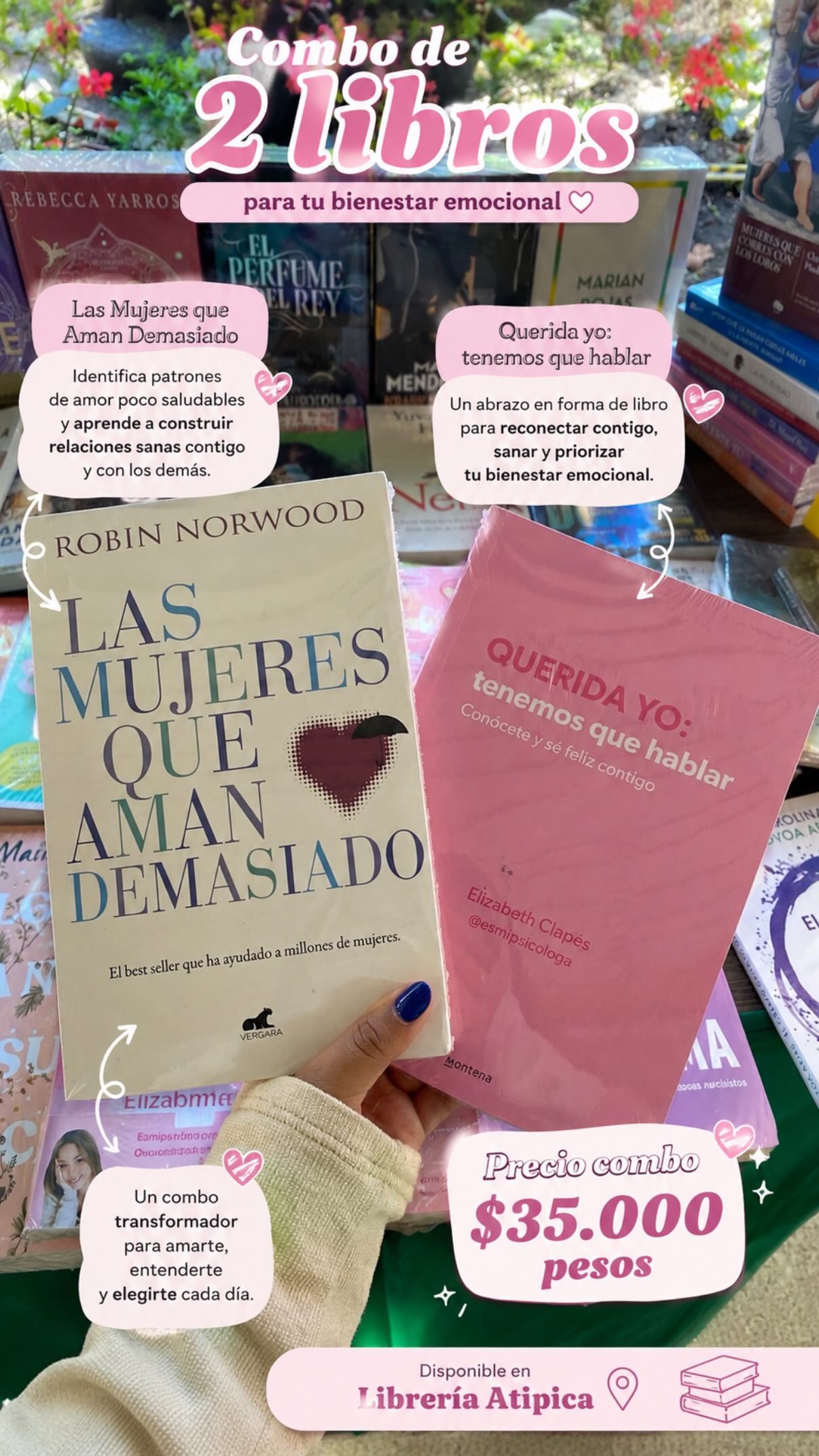 Libreria Atipica Facebook ad: Un combo que puede cambiar la forma en que te ves a ti misma