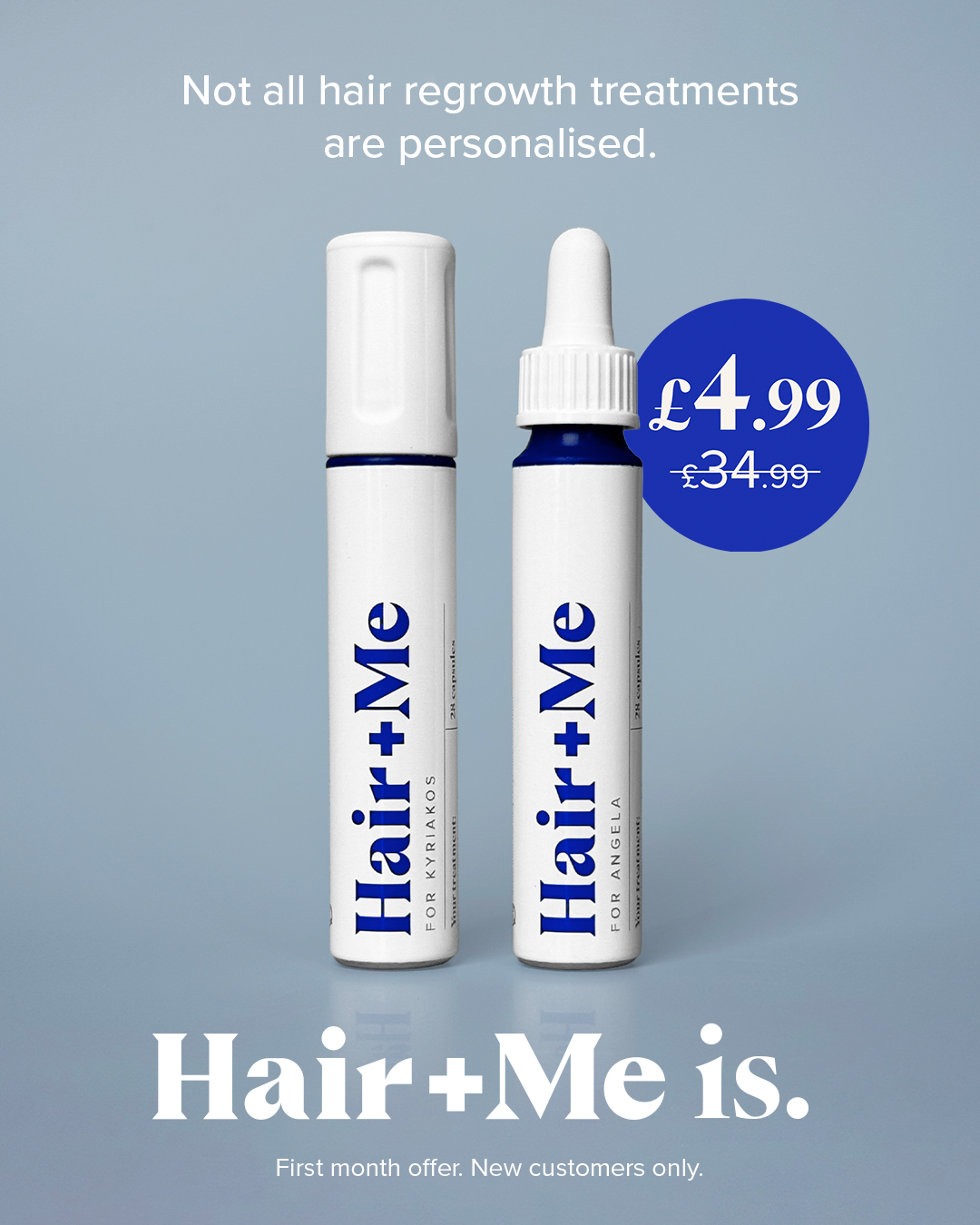 Hair + Me Facebook ad