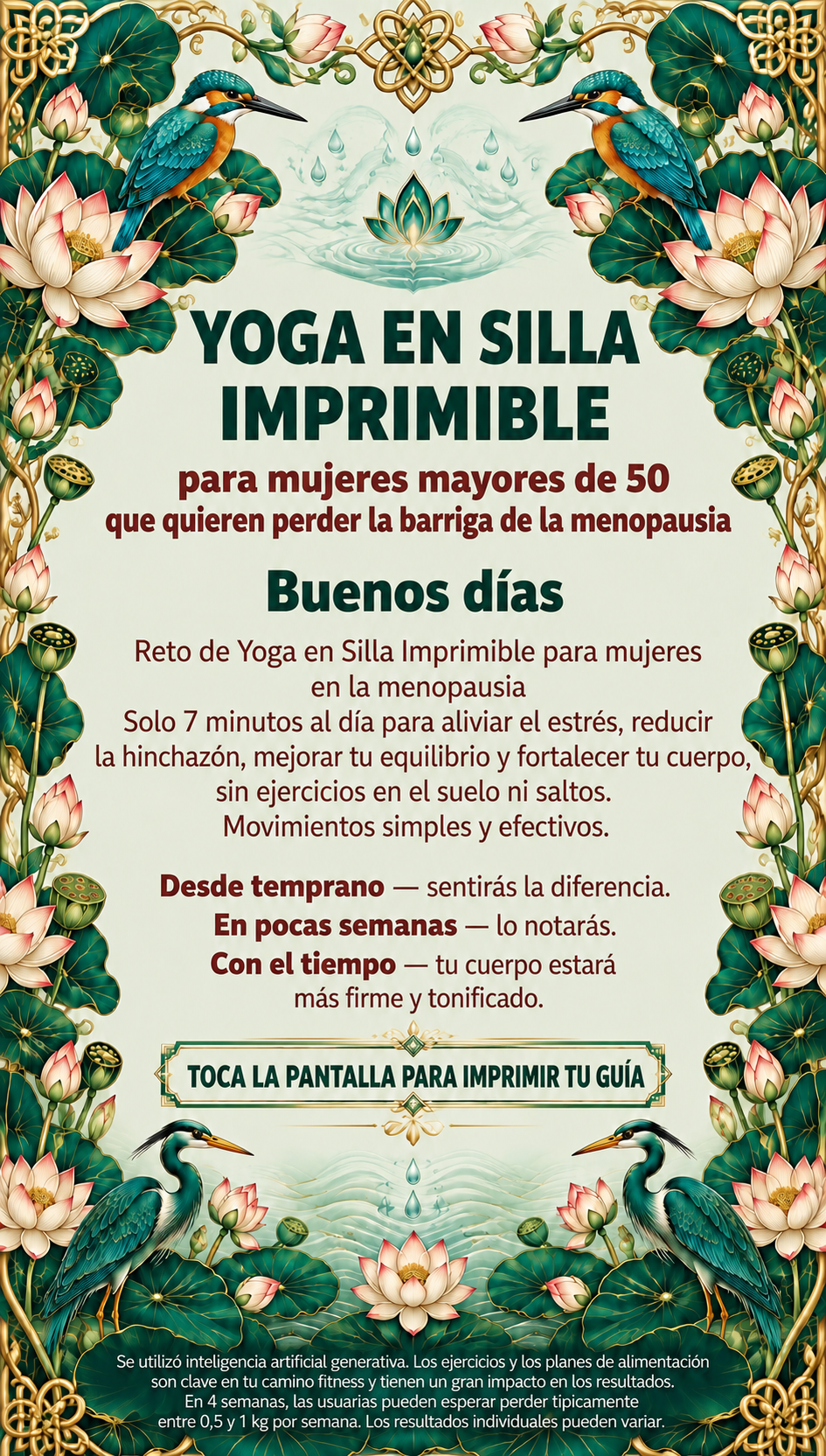 Lori Fitness Facebook ad: ¡Siéntete más fuerte, con más energía y activa…