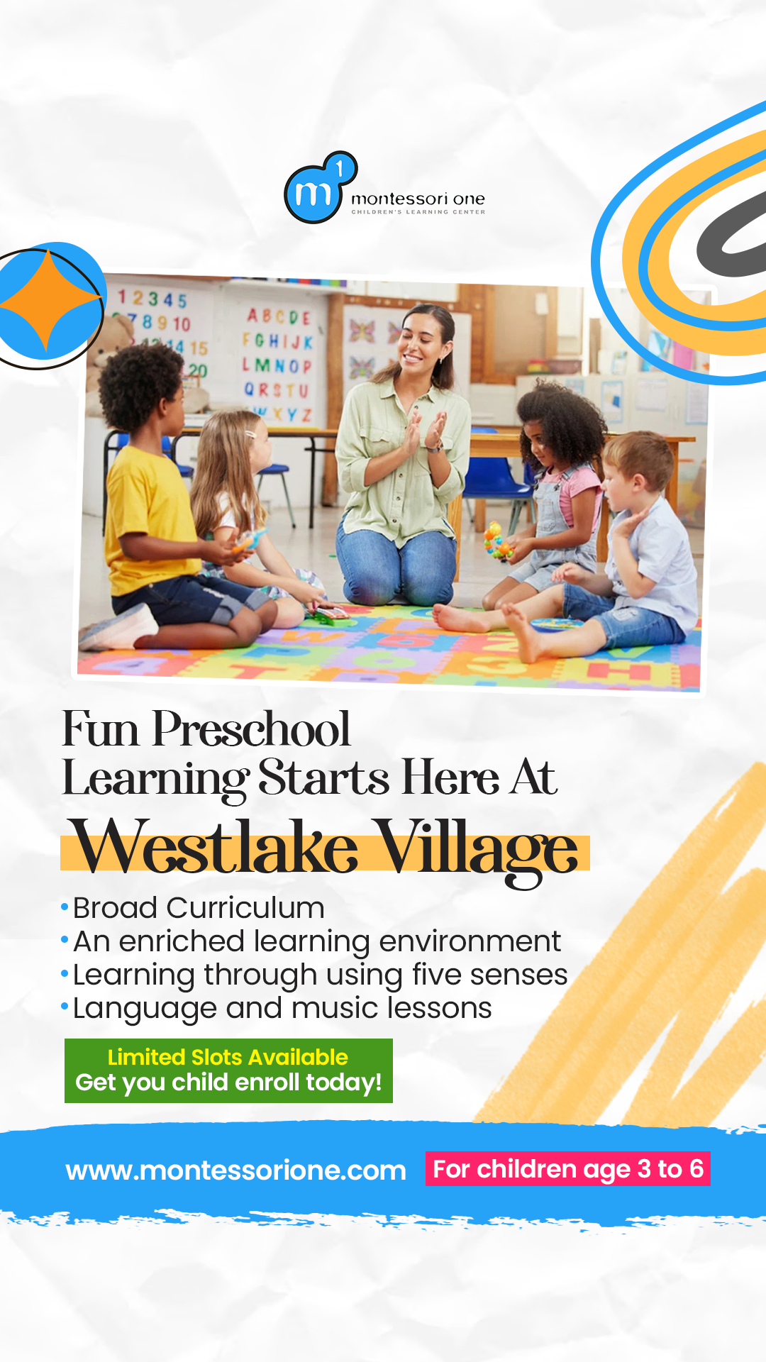 Montessori One Facebook ad from Dec 11, 2025
