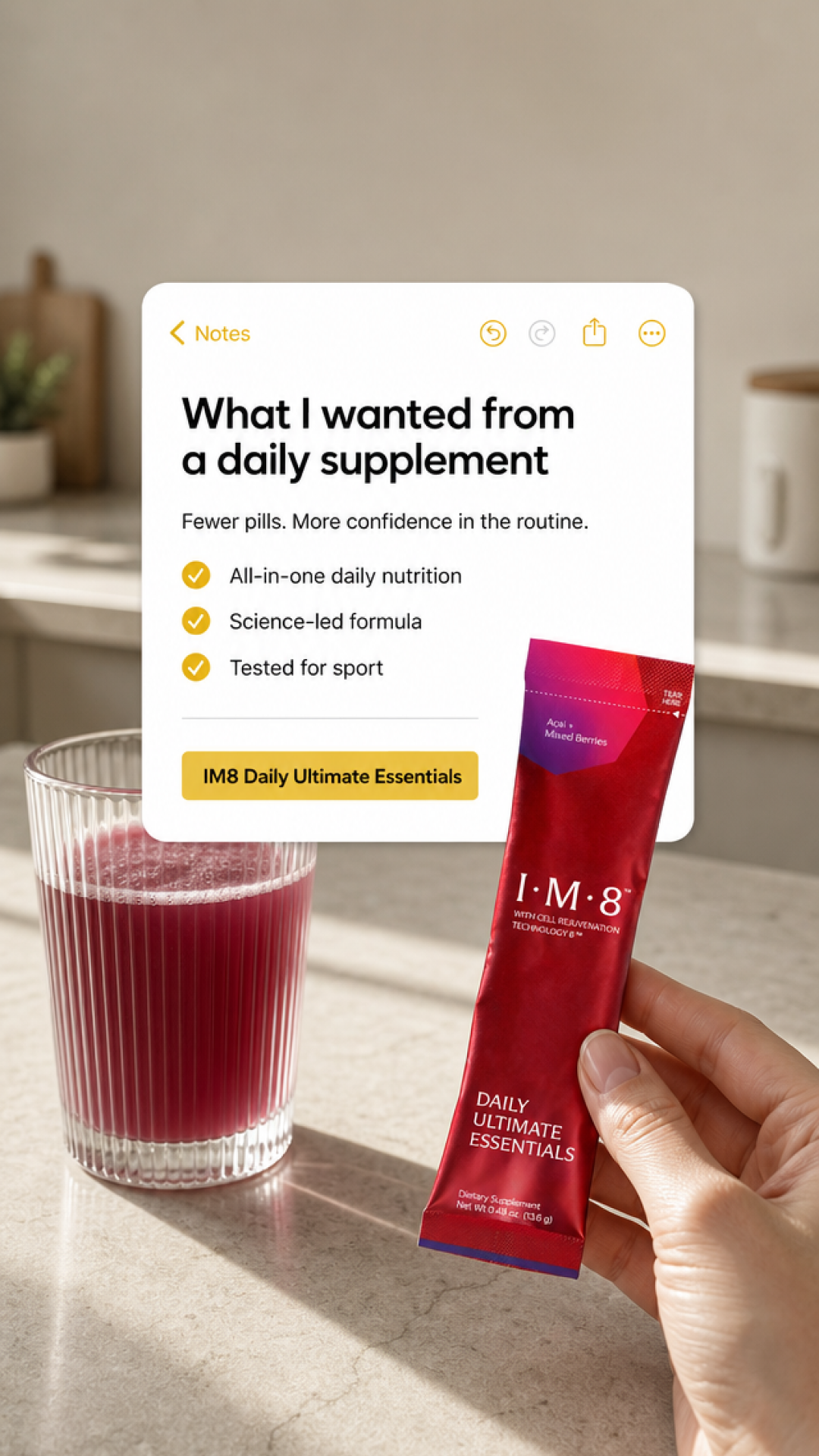 IM8 Health Facebook ad