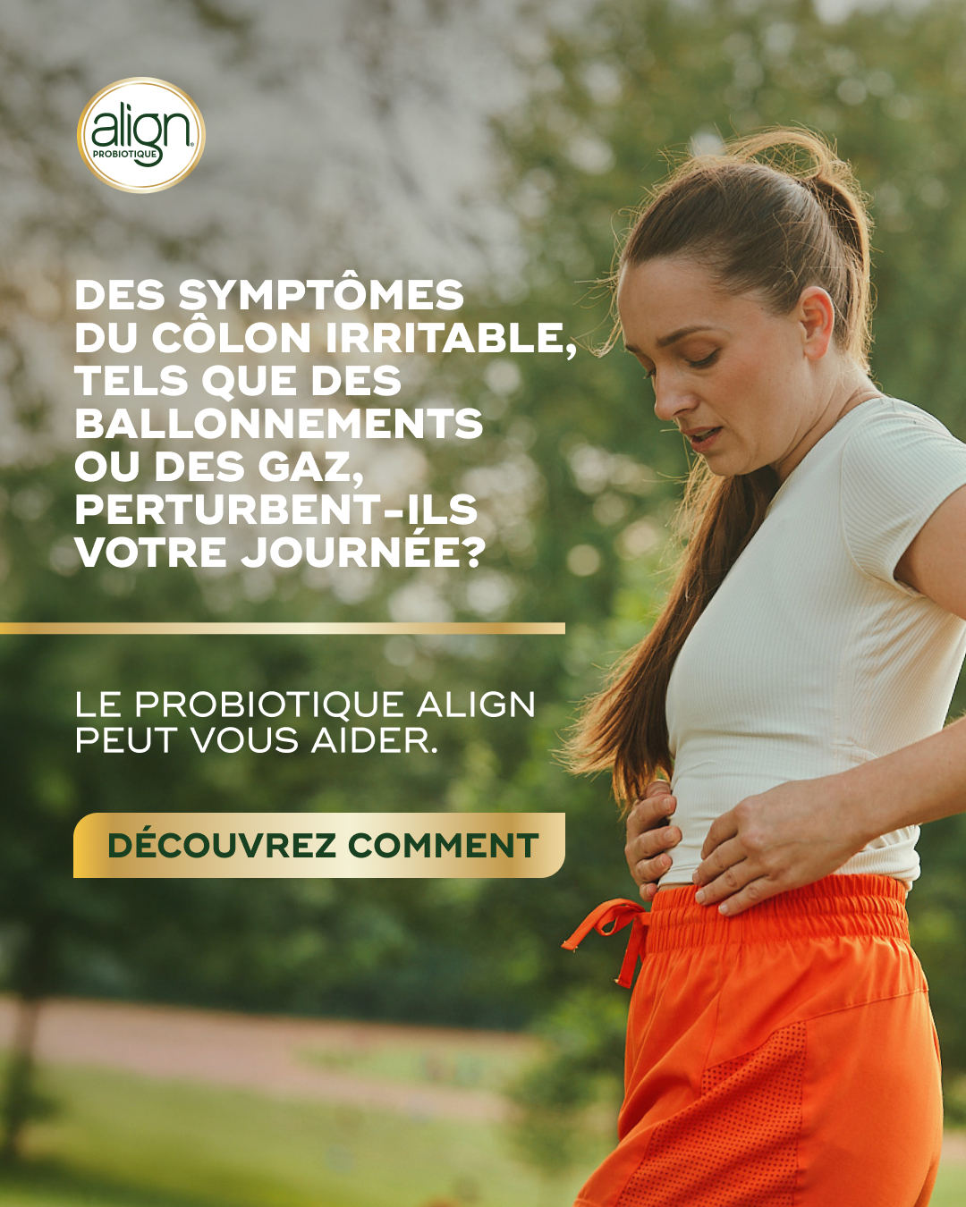 Align Probiotic Facebook ad